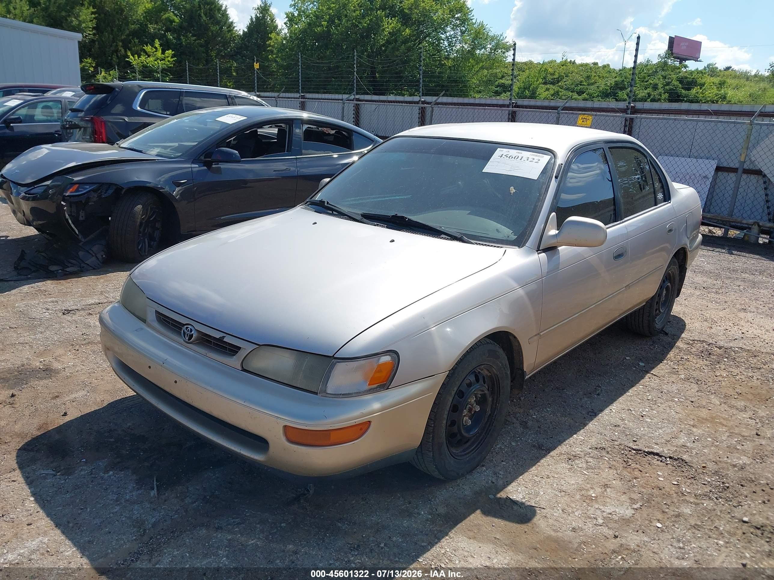 1996 Toyota Corolla Dx Silver vin: 1NXBB02E4TZ488020