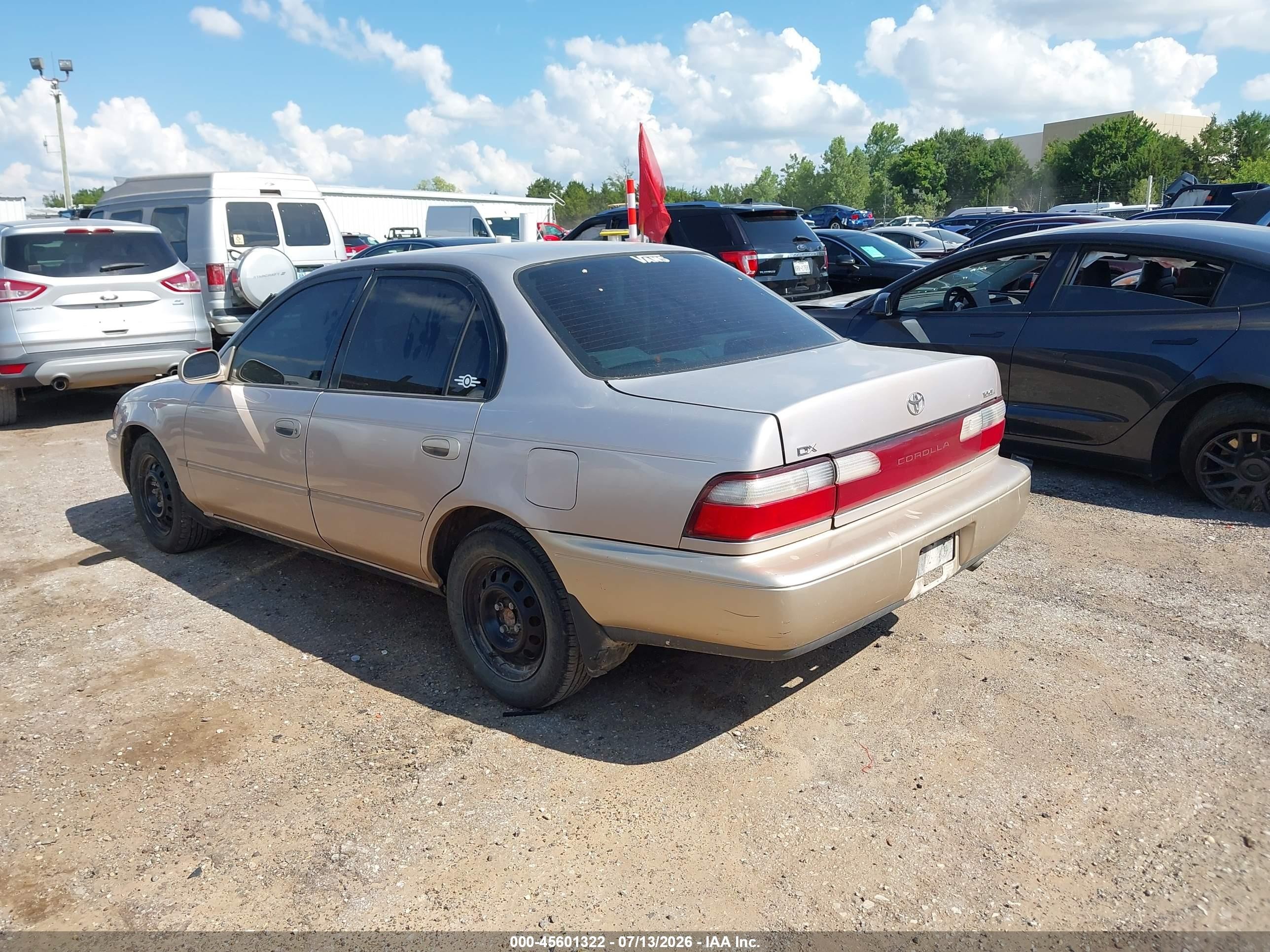 1996 Toyota Corolla Dx Silver vin: 1NXBB02E4TZ488020