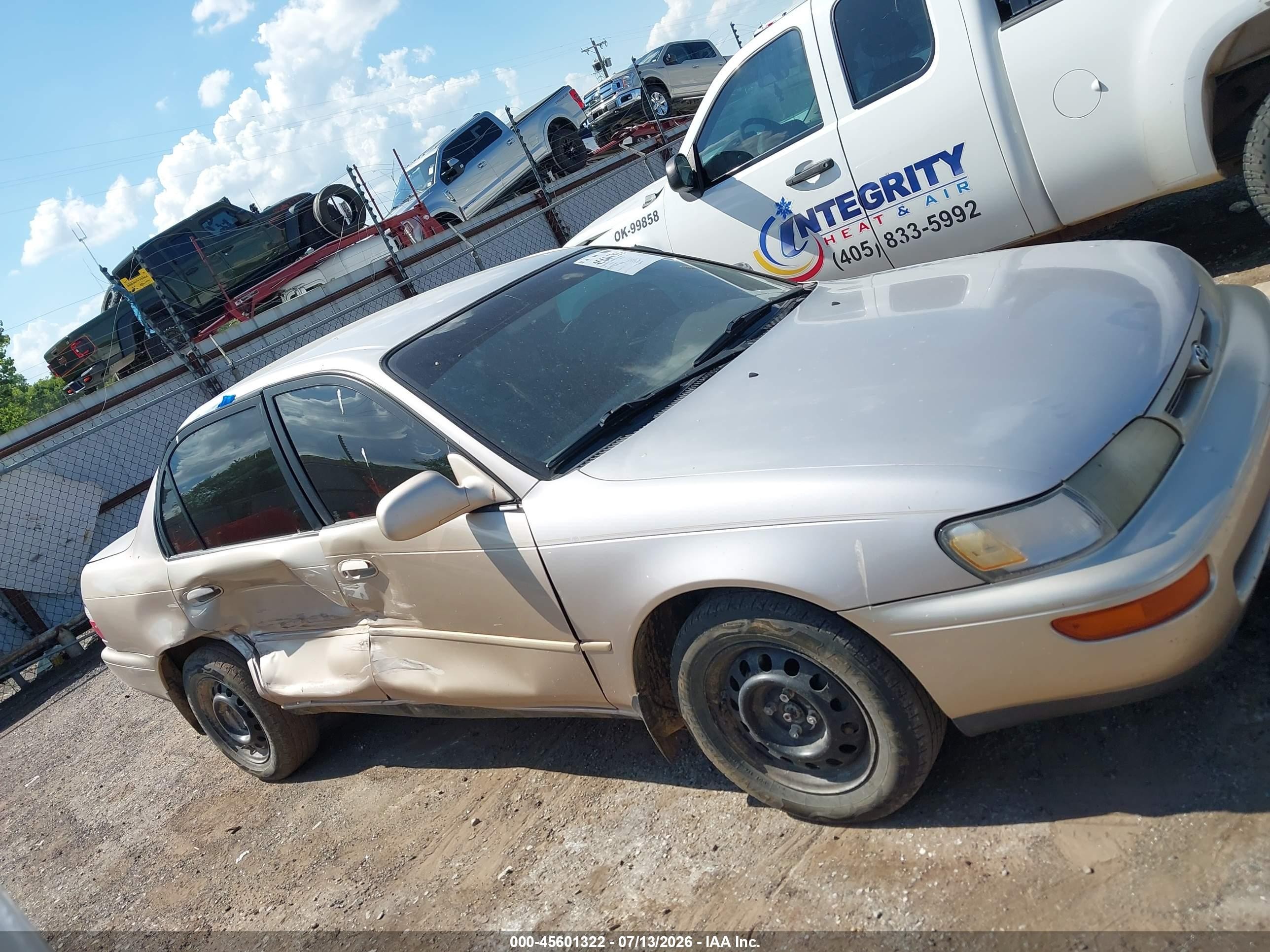 1996 Toyota Corolla Dx Silver vin: 1NXBB02E4TZ488020