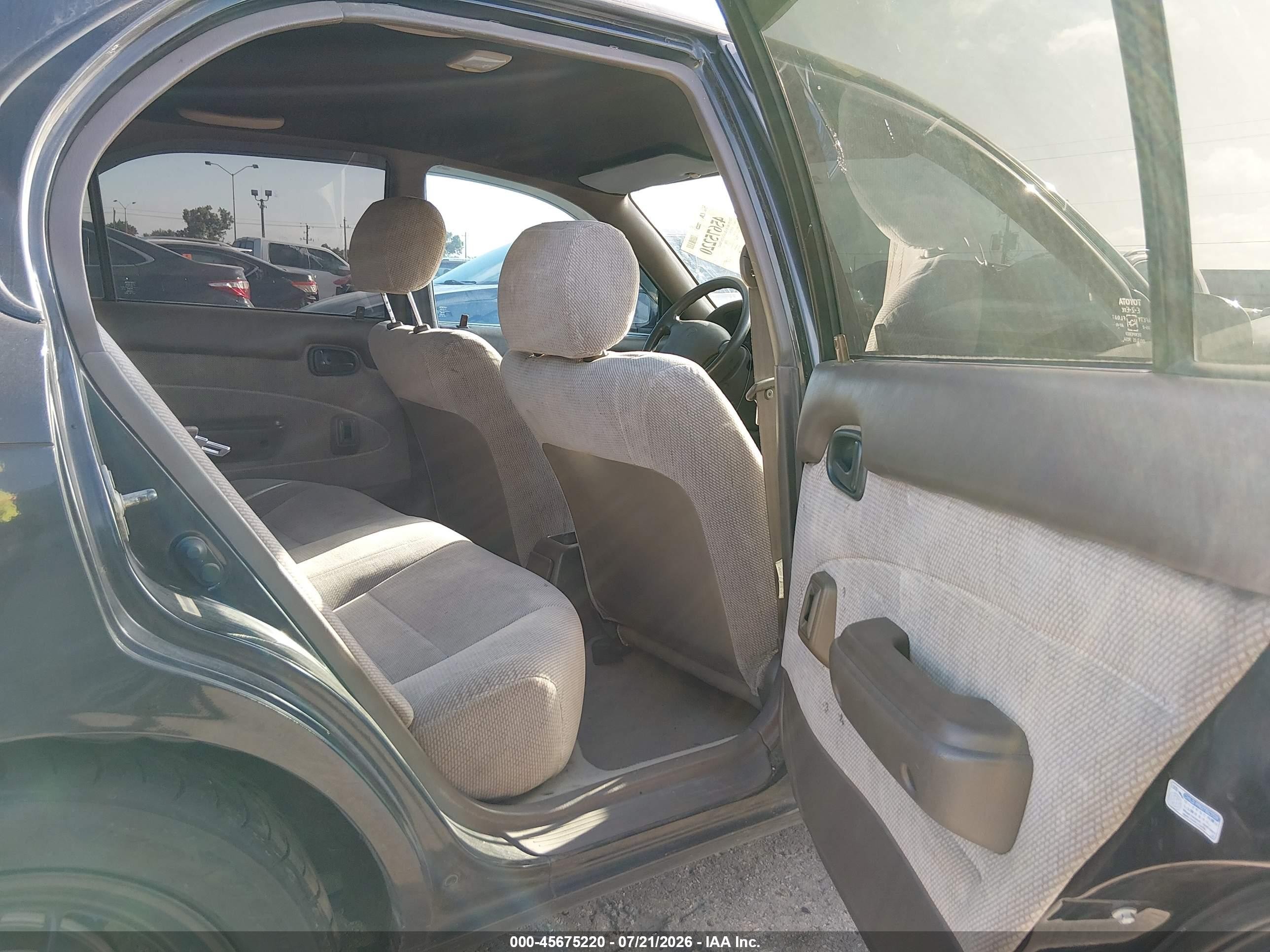 1996 Toyota Corolla Dx Black vin: 1NXBB02E6TZ367781