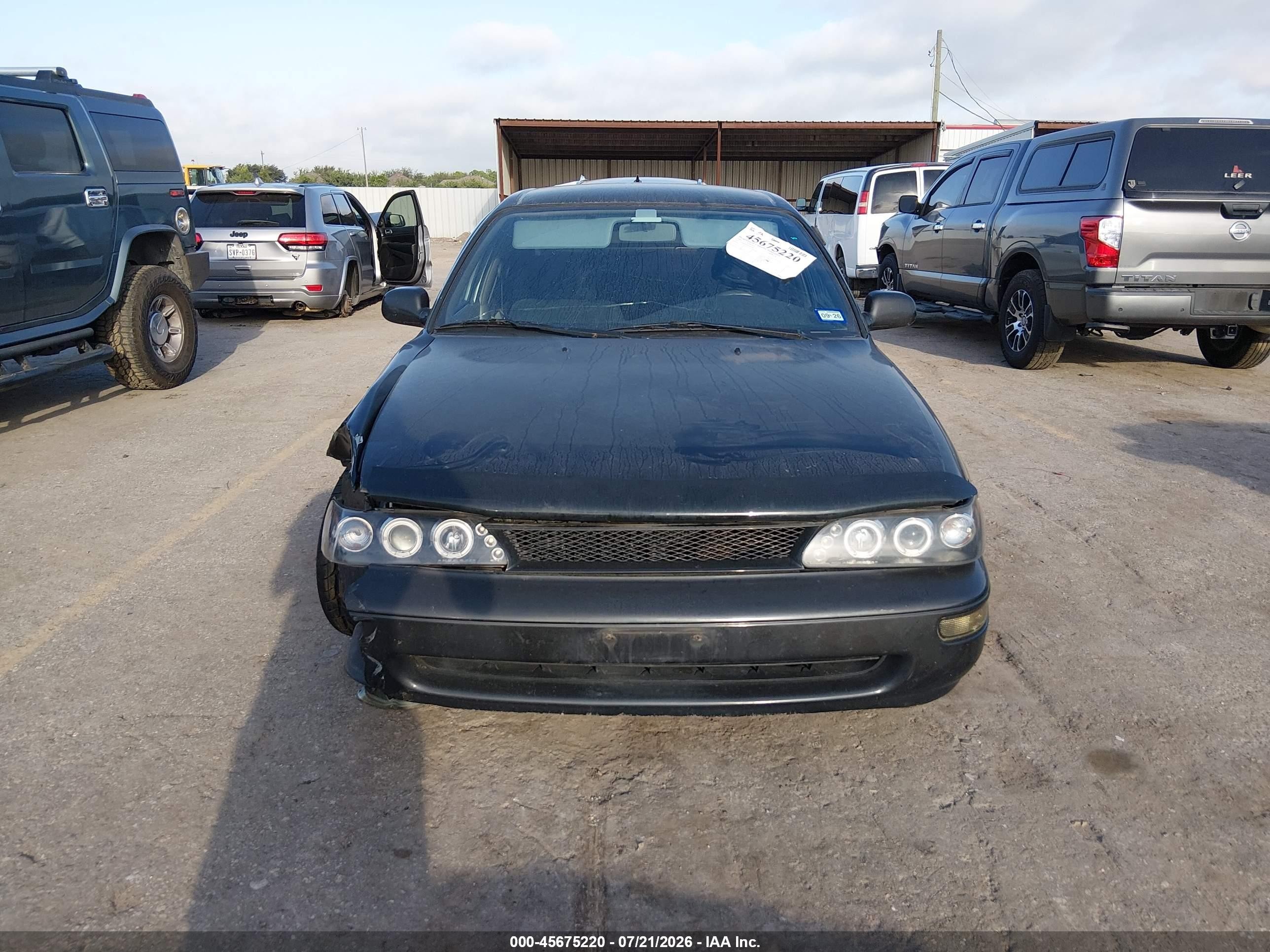 1996 Toyota Corolla Dx Black vin: 1NXBB02E6TZ367781