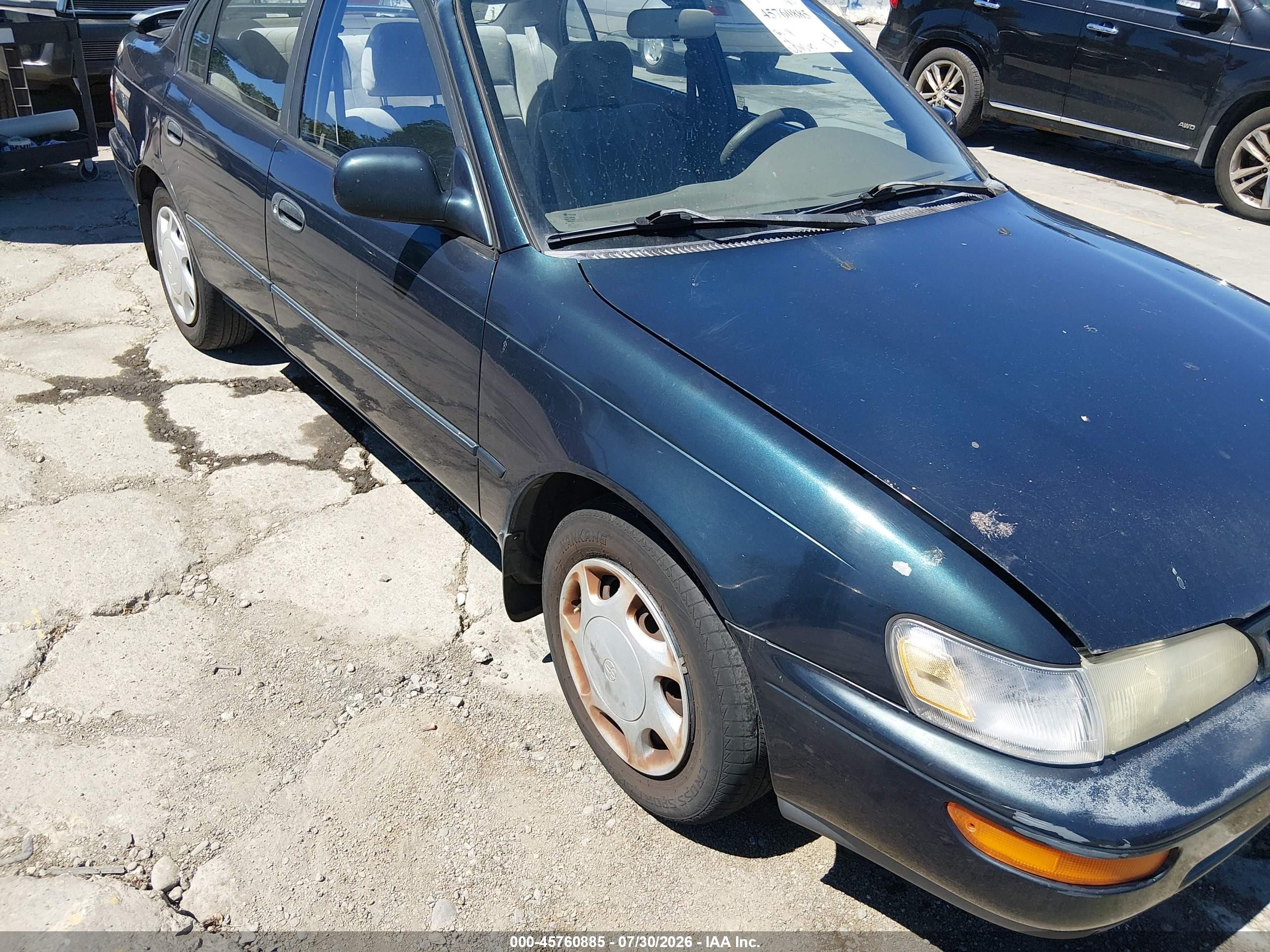 1996 Toyota Corolla Dx Green vin: 1NXBB02E6TZ496698