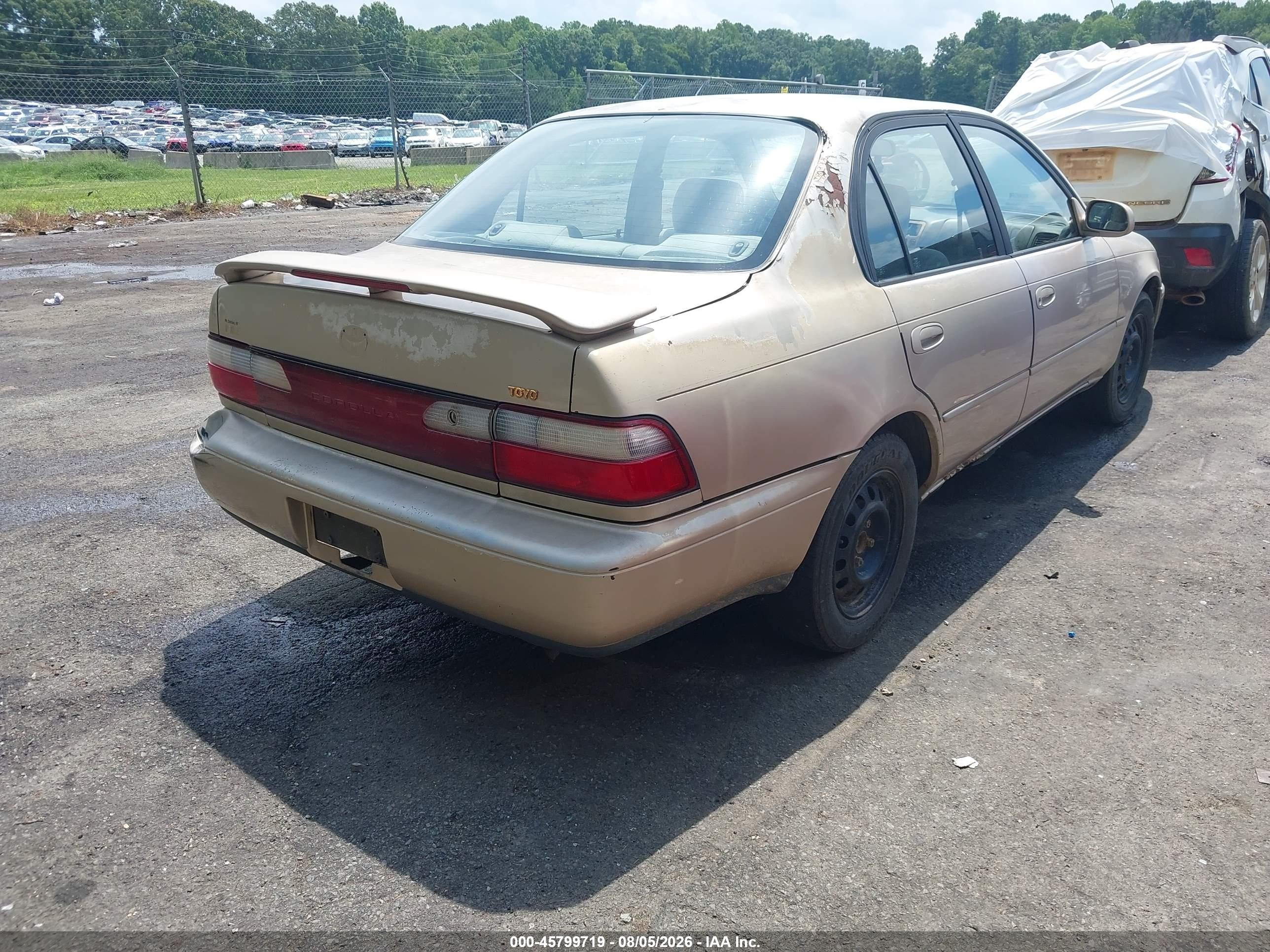 1996 Toyota Corolla Dx Gold vin: 1NXBB02E7TZ491087
