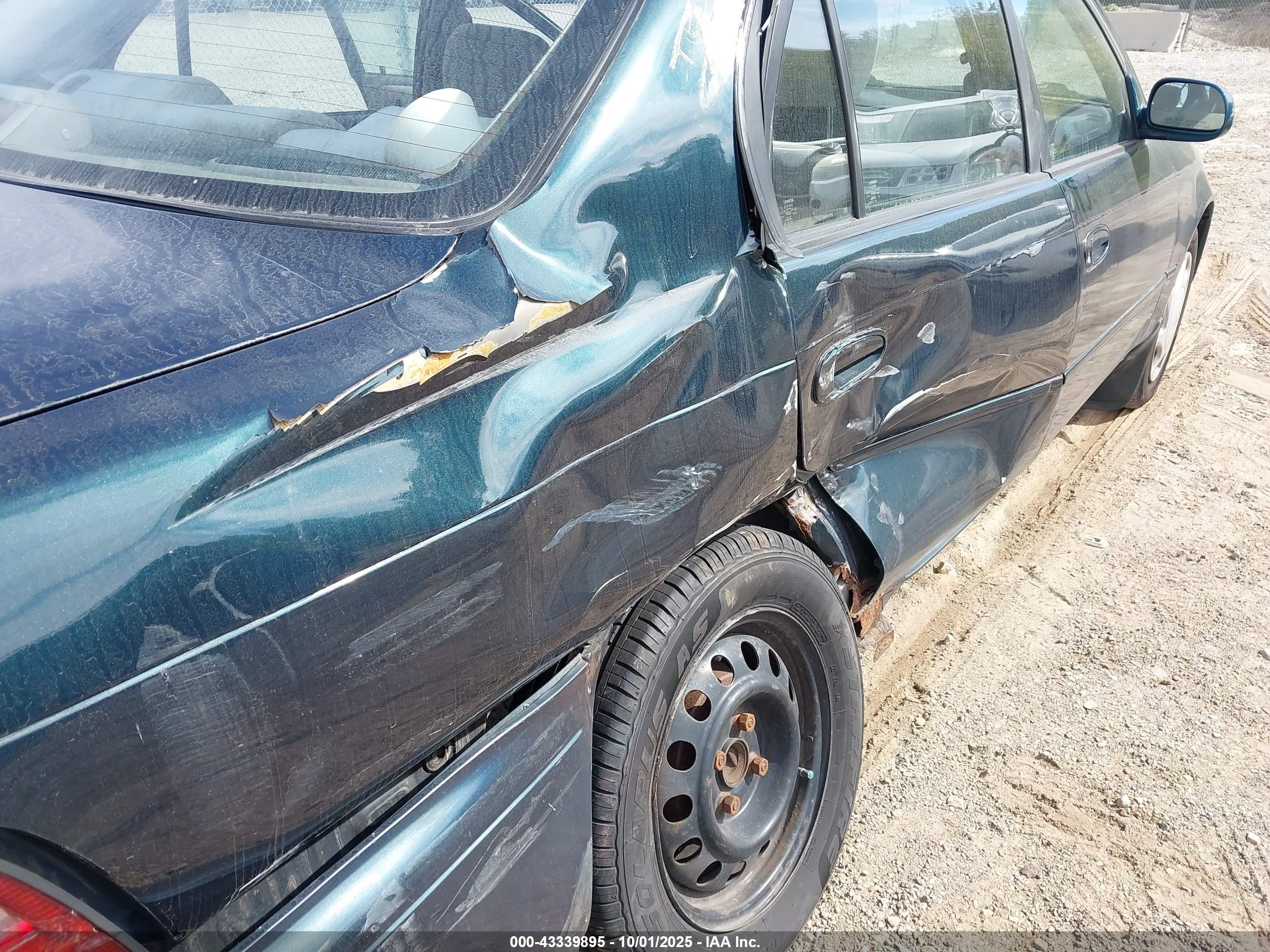 1997 Toyota Corolla Dx Dark Blue vin: 1NXBB02E7VZ537486