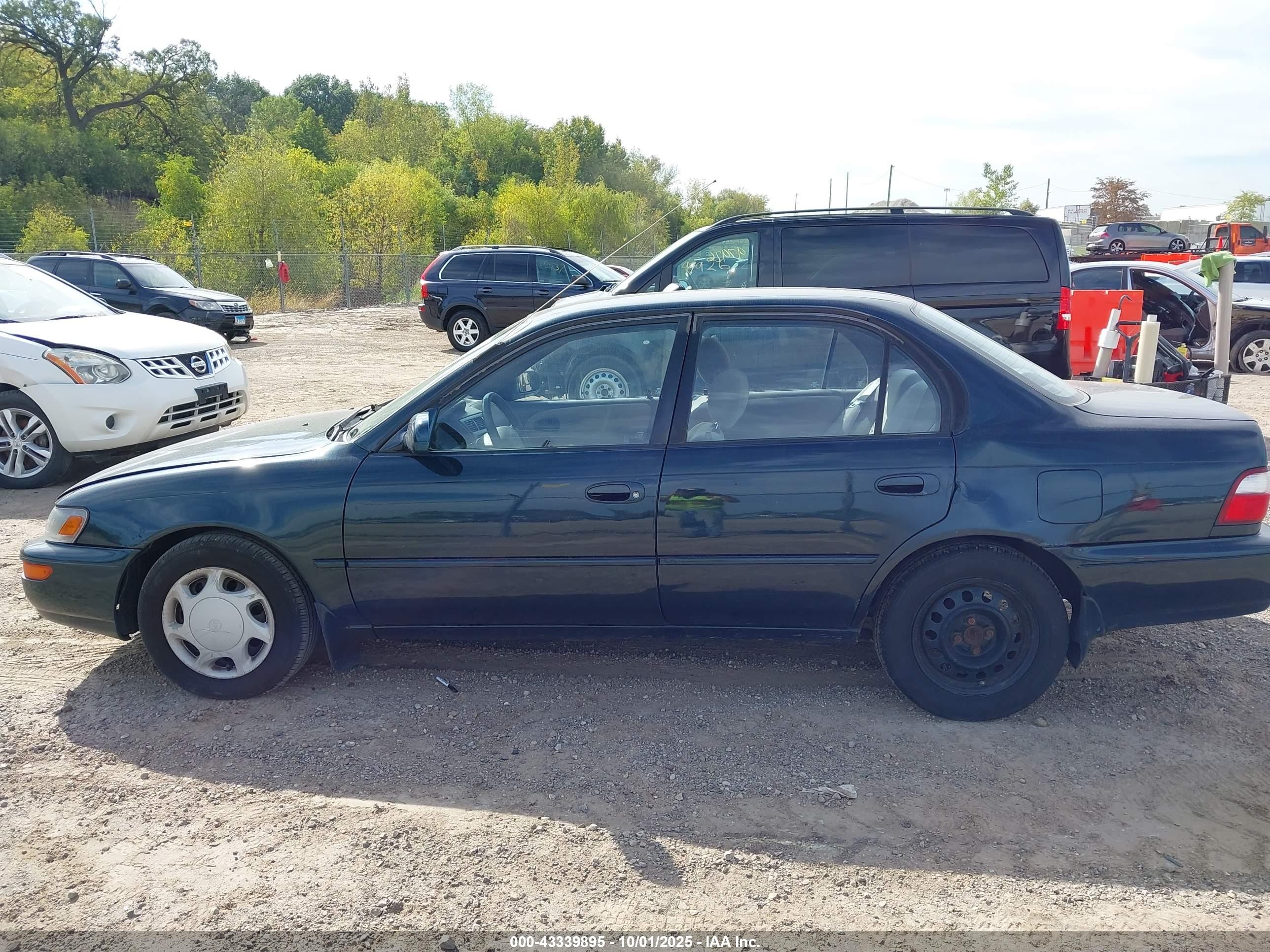 1997 Toyota Corolla Dx Dark Blue vin: 1NXBB02E7VZ537486