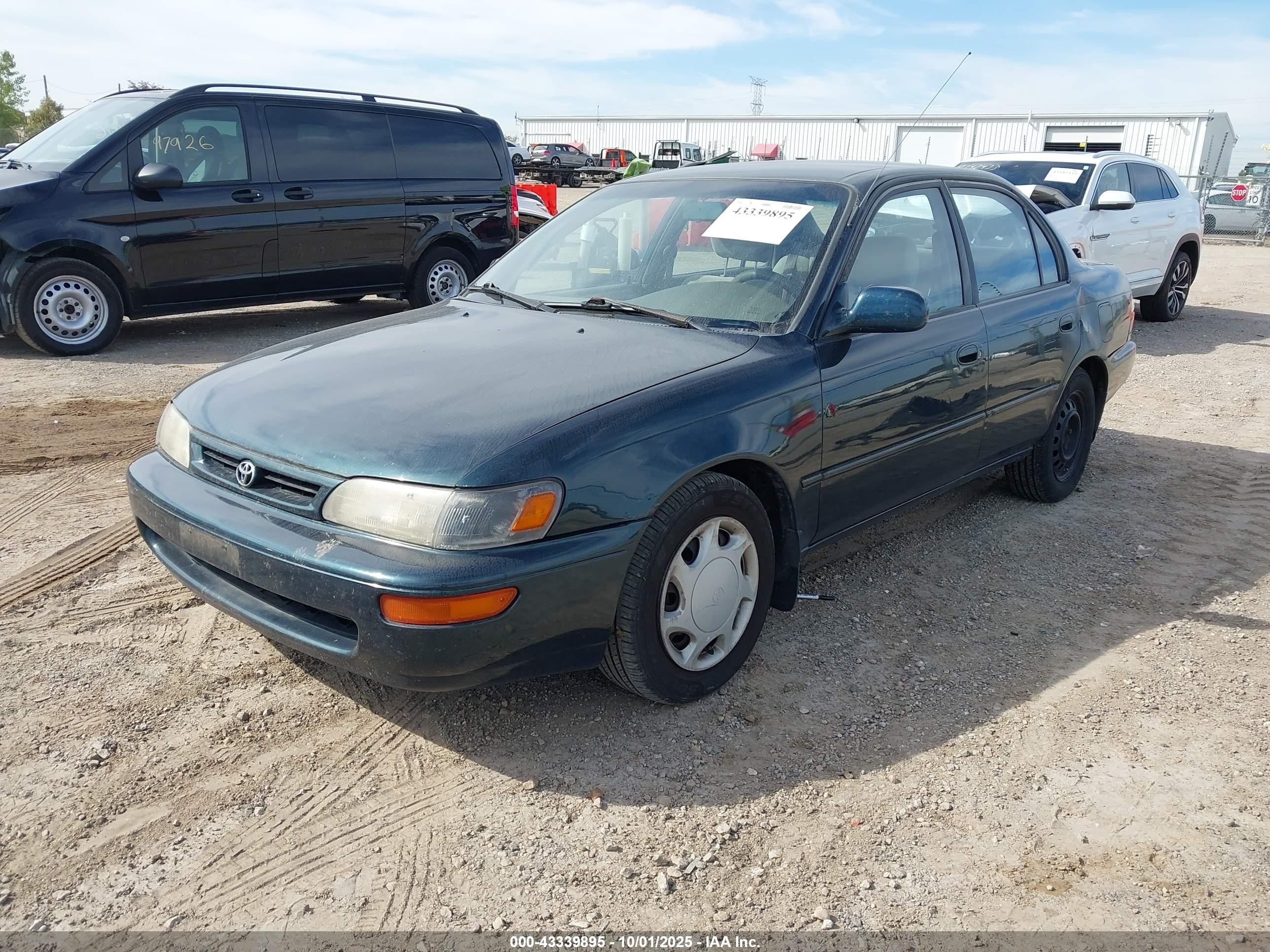 1997 Toyota Corolla Dx Dark Blue vin: 1NXBB02E7VZ537486