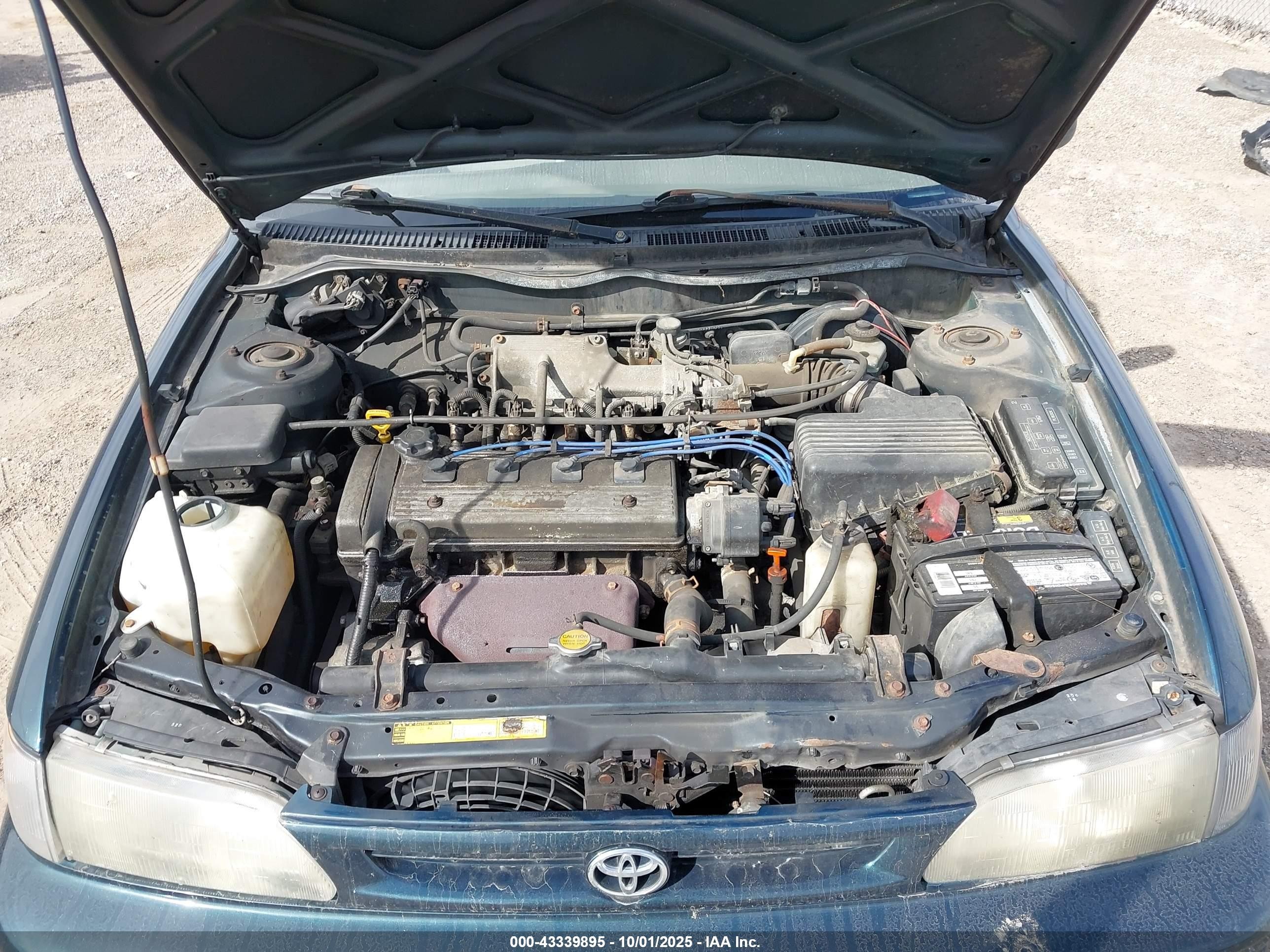 1997 Toyota Corolla Dx Dark Blue vin: 1NXBB02E7VZ537486