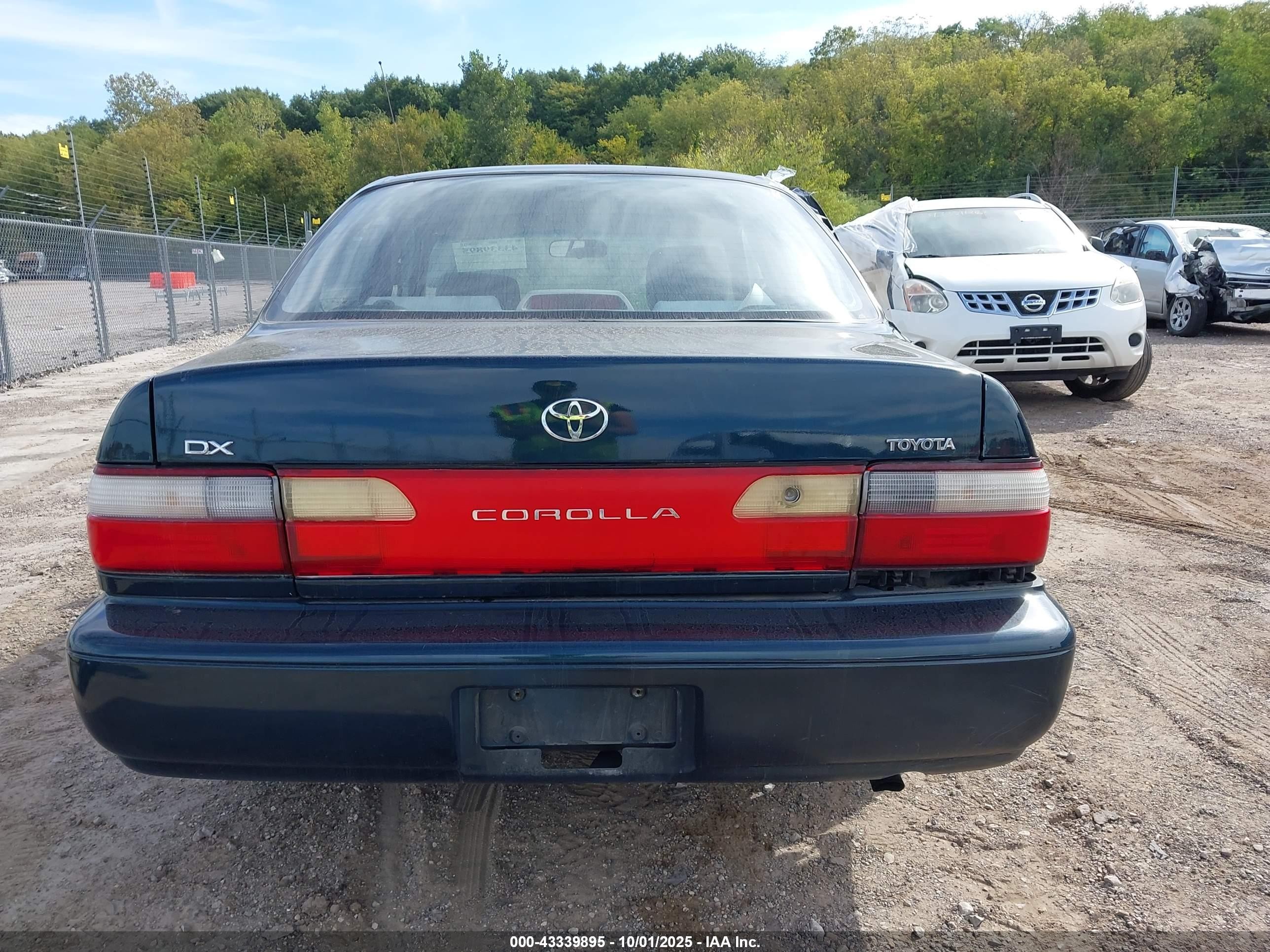 1997 Toyota Corolla Dx Dark Blue vin: 1NXBB02E7VZ537486