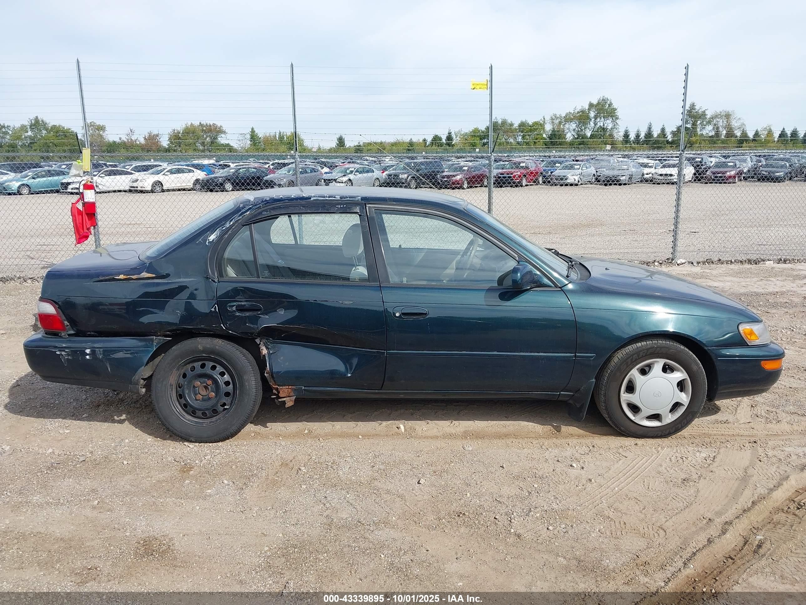 1997 Toyota Corolla Dx Dark Blue vin: 1NXBB02E7VZ537486