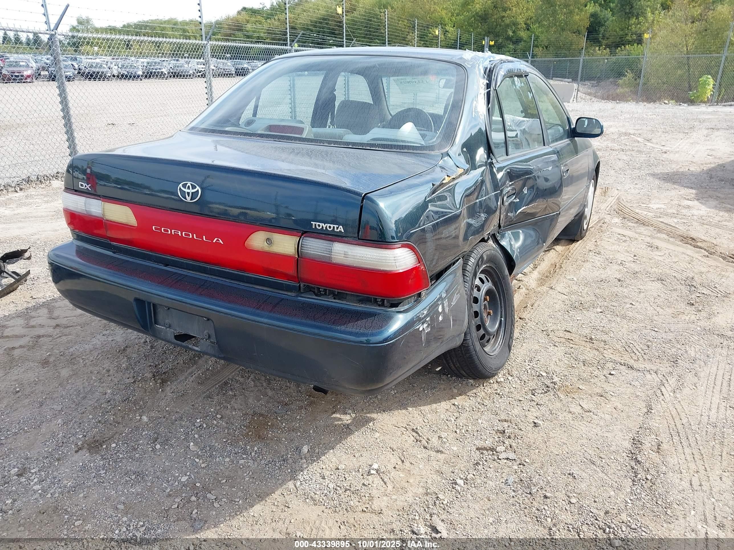 1997 Toyota Corolla Dx Dark Blue vin: 1NXBB02E7VZ537486