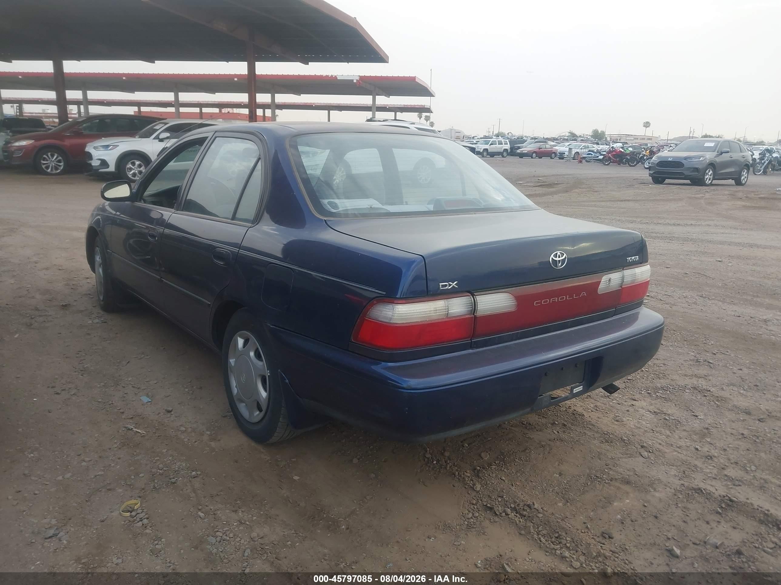 1997 Toyota Corolla Dx Blue vin: 1NXBB02E7VZ636437