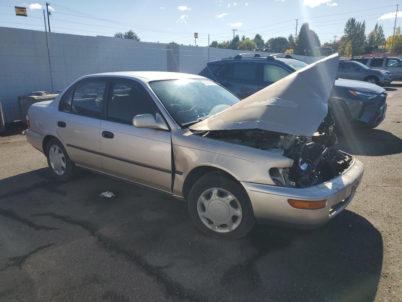 1997 Toyota Corolla Dx Tan vin: 1NXBB02E7VZ636731