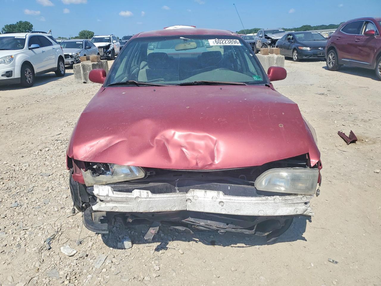 1997 Toyota Corolla Dx Maroon vin: 1NXBB02E8VZ583490