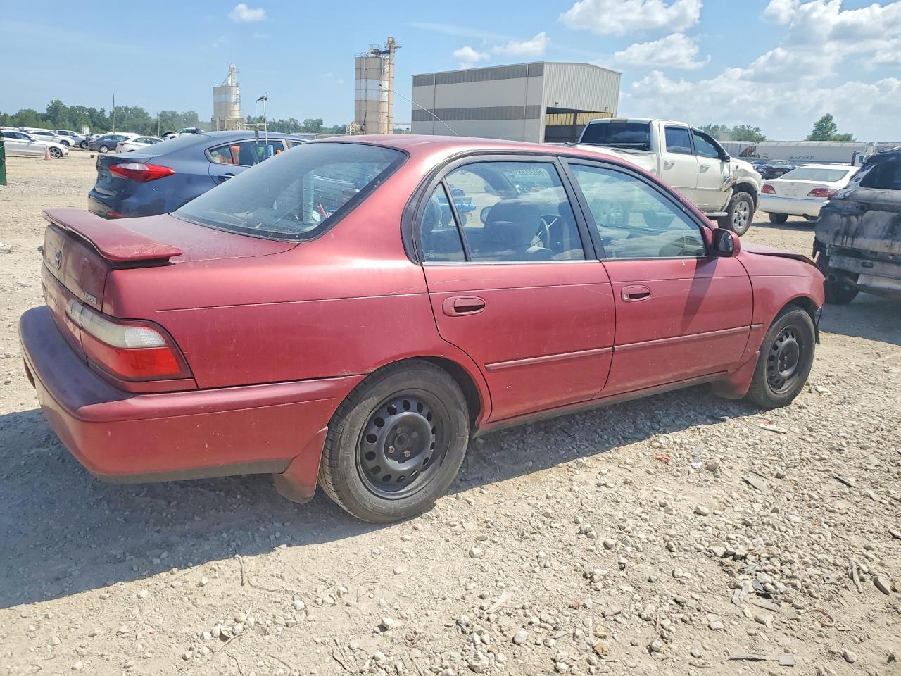 1997 Toyota Corolla Dx Maroon vin: 1NXBB02E8VZ583490