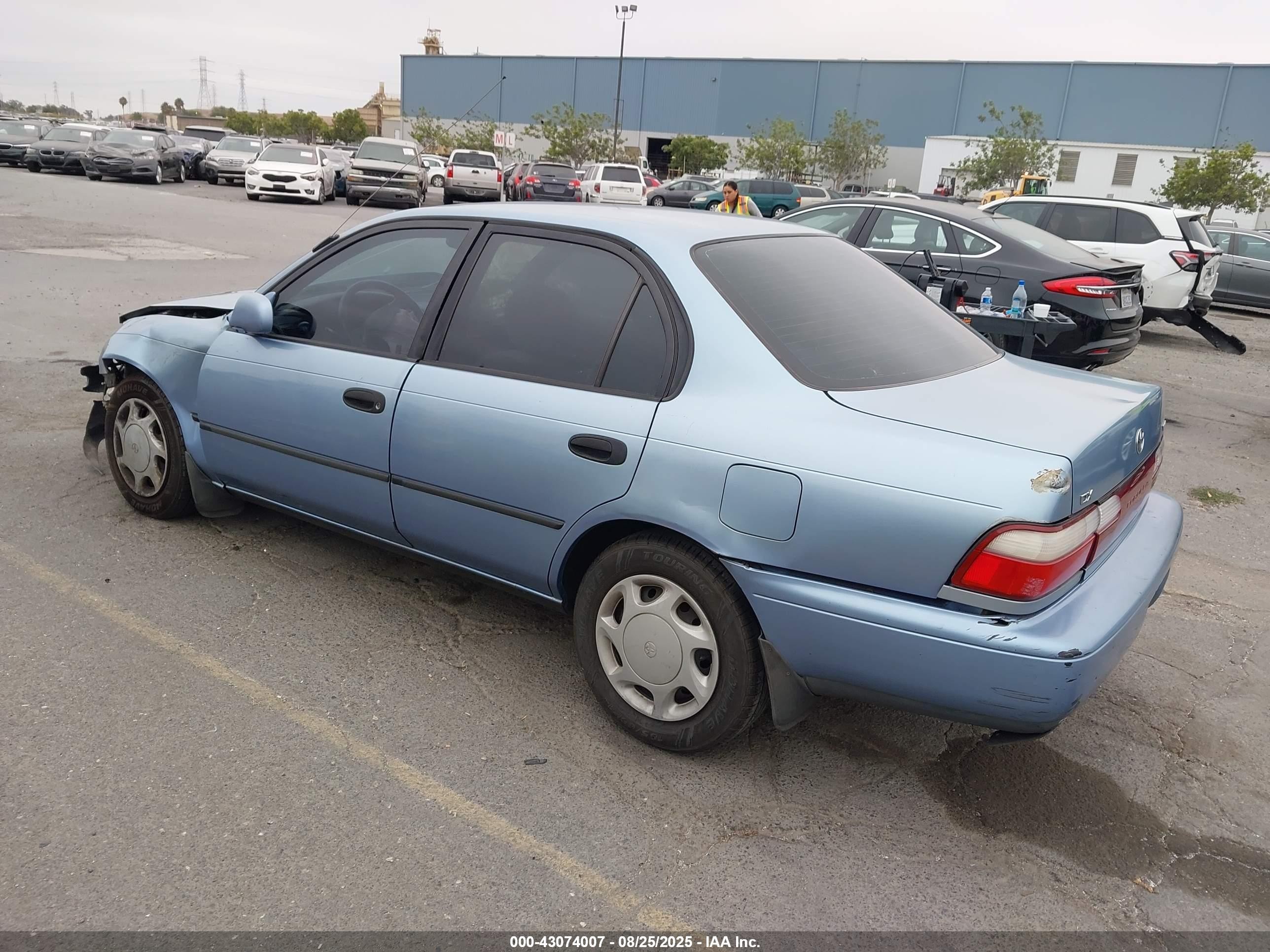 1996 Toyota Corolla Dx Blue vin: 1NXBB02EXTZ366004