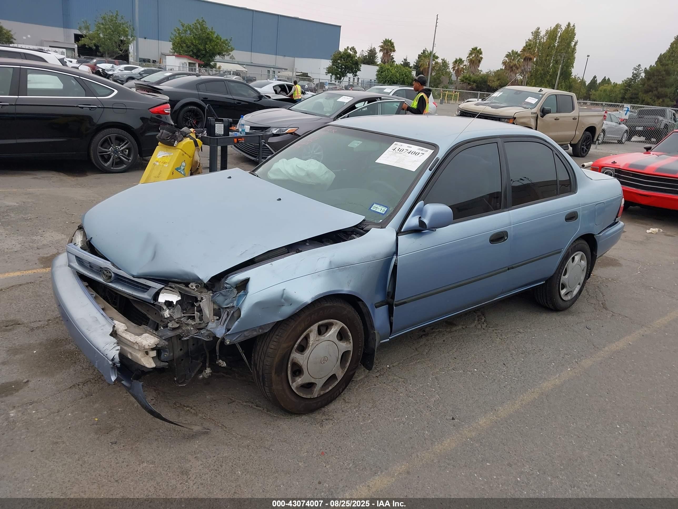 1996 Toyota Corolla Dx Blue vin: 1NXBB02EXTZ366004