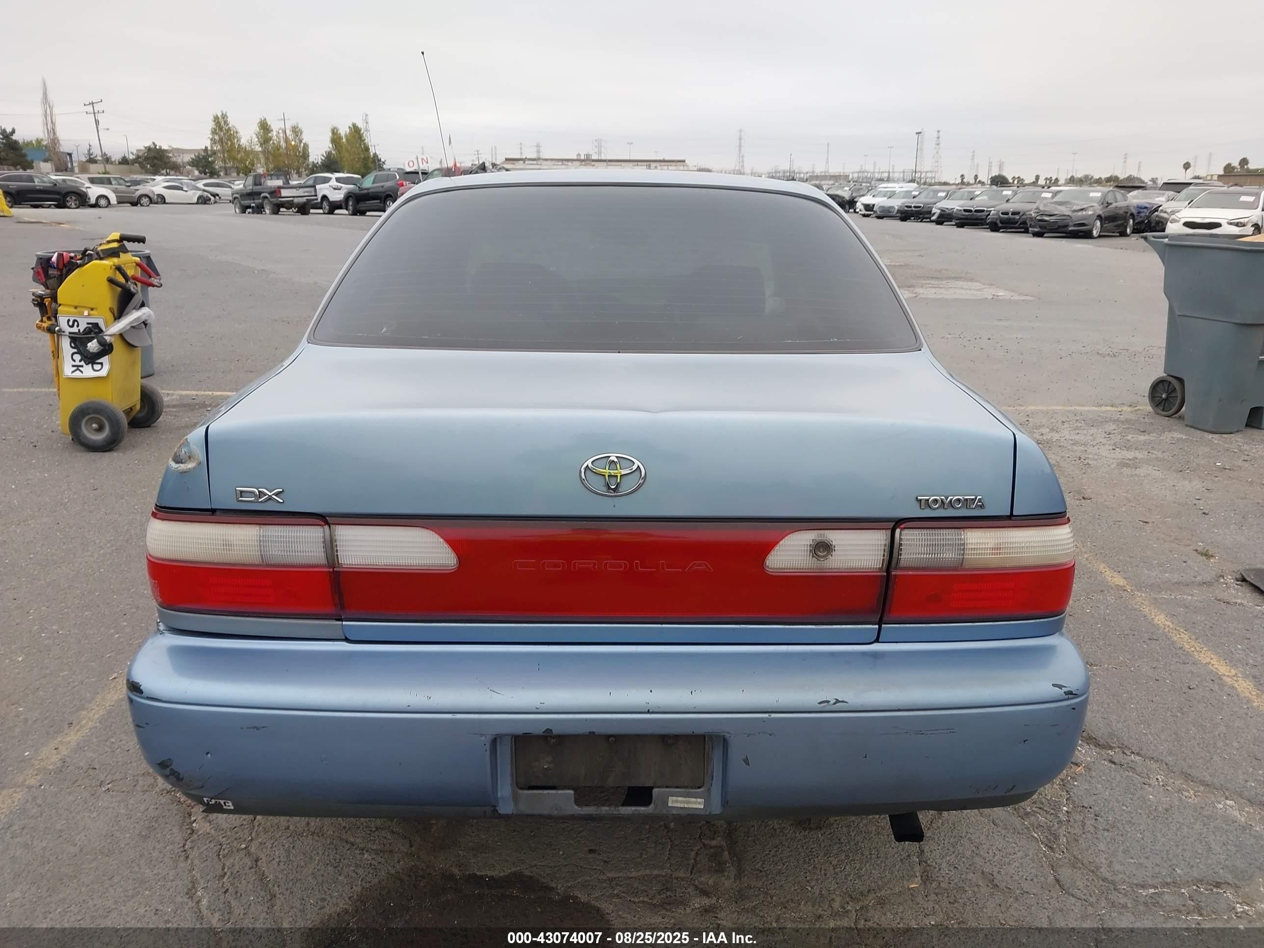 1996 Toyota Corolla Dx Blue vin: 1NXBB02EXTZ366004