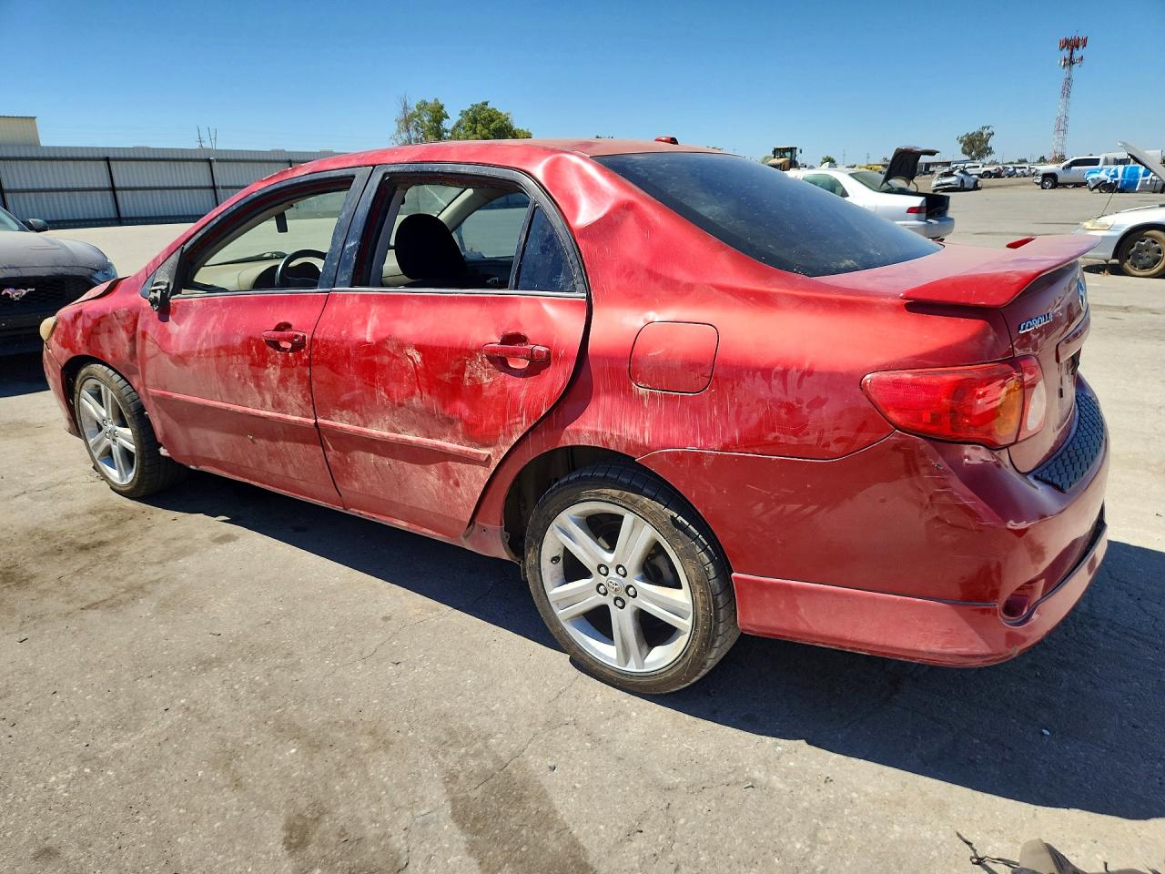 2009 Toyota Corolla Xrs Red vin: 1NXBE40E59Z117264