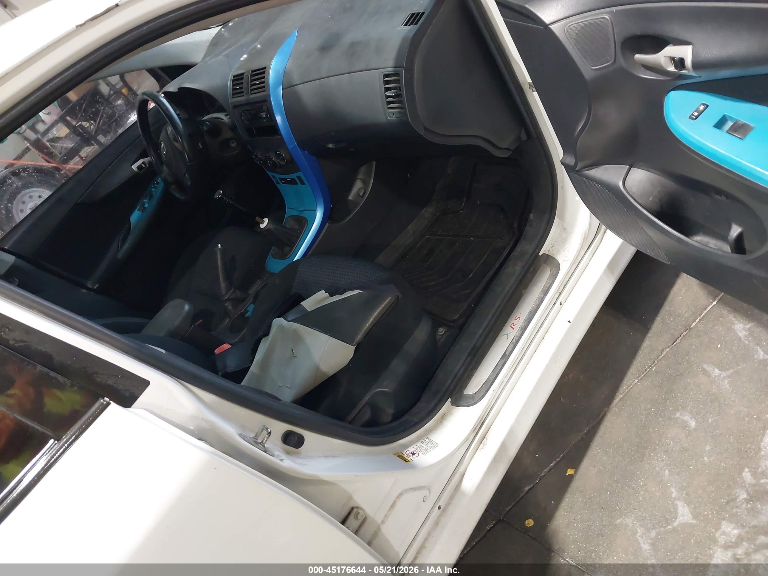 2009 Toyota Corolla Xrs White vin: 1NXBE40E79Z001970