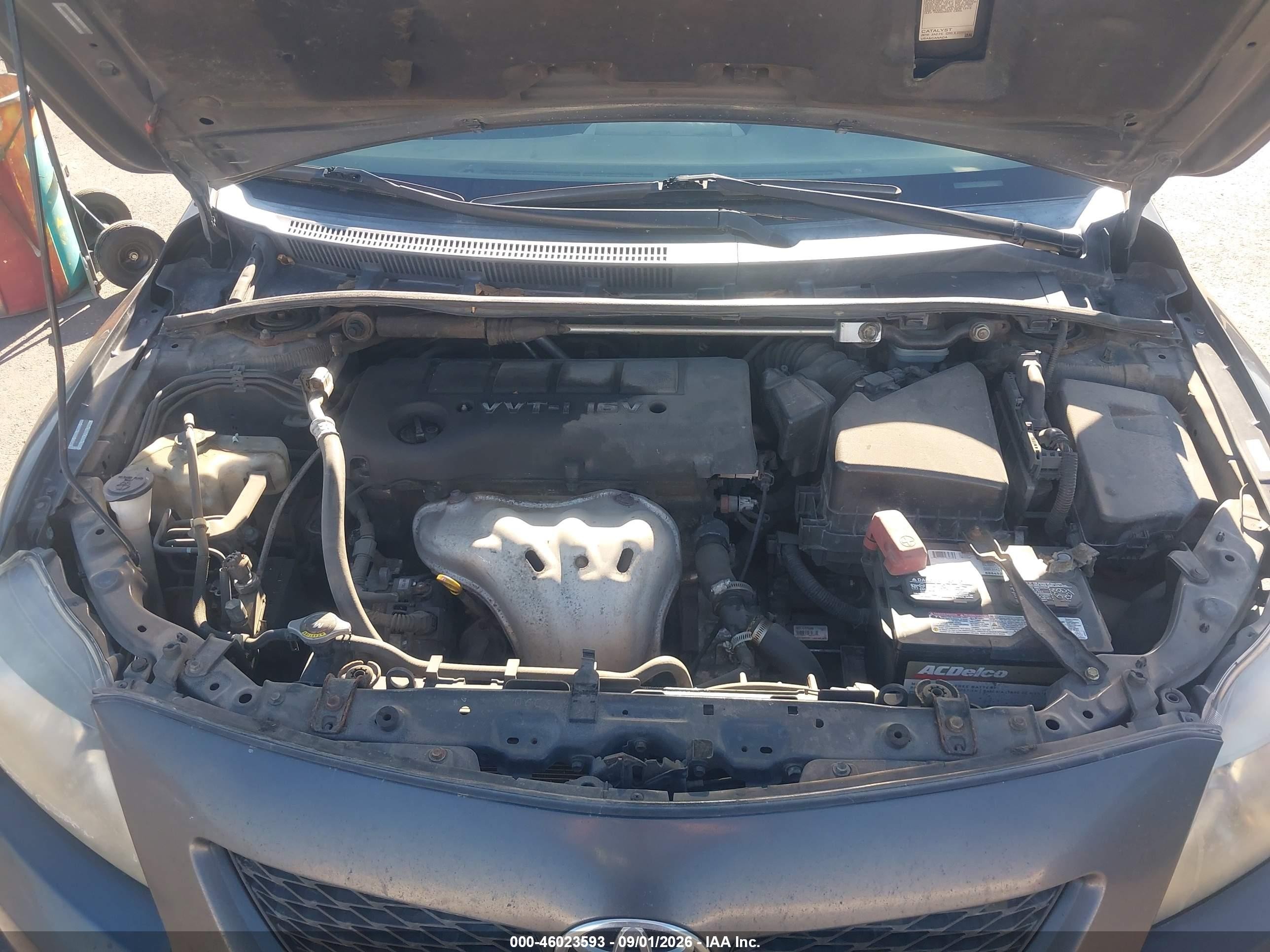 2009 Toyota Corolla Xrs Gray vin: 1NXBE40E99Z004661