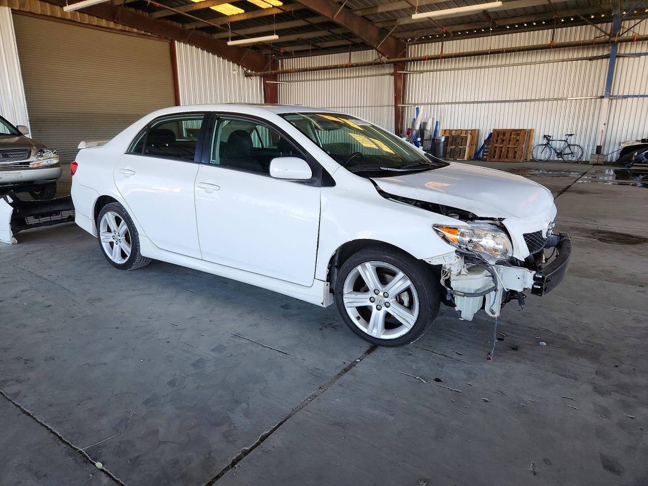 2010 Toyota Corolla White vin: 1NXBE4EE9AZ329131