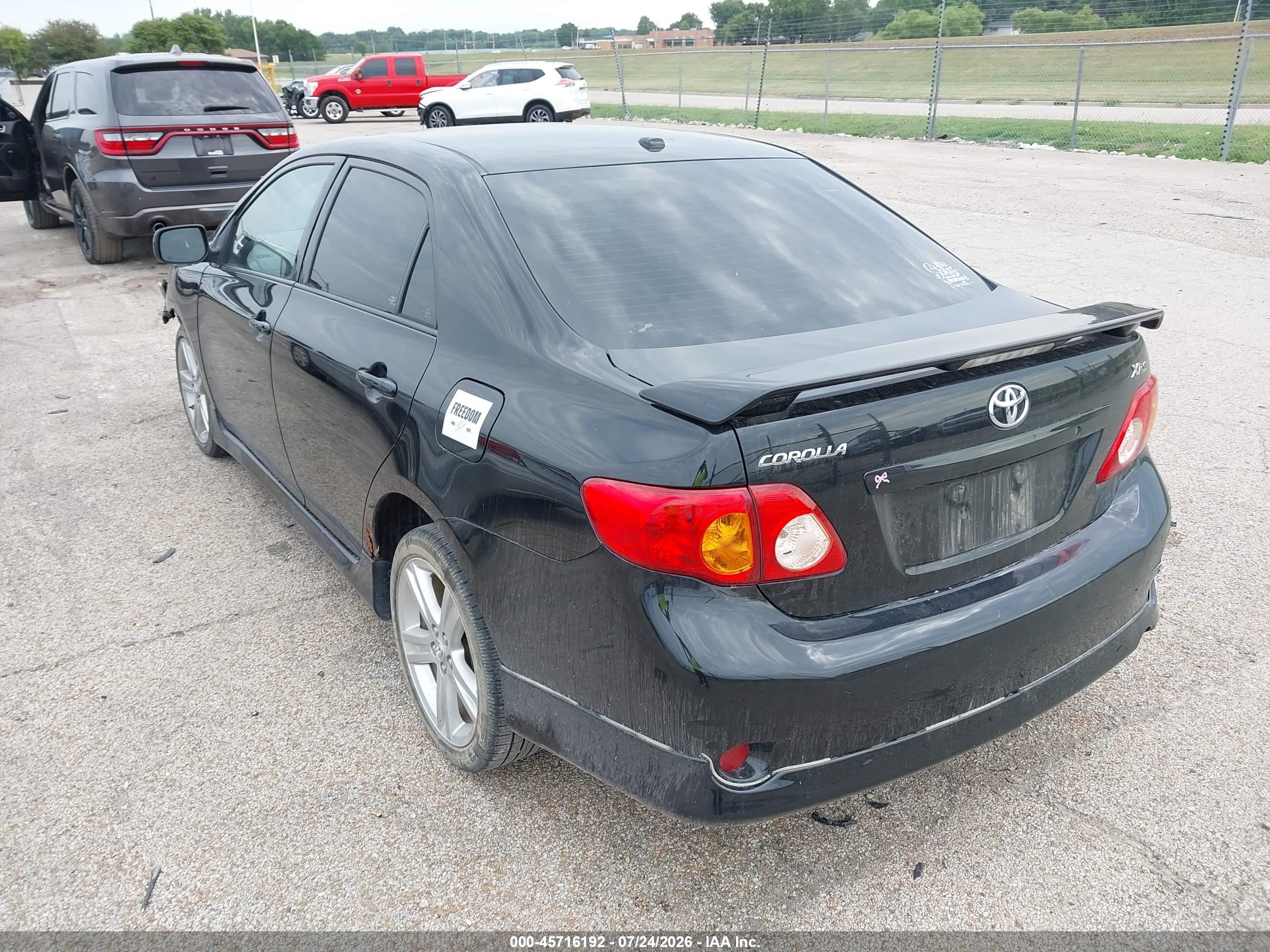 2010 Toyota Corolla Xrs Black vin: 1NXBE4EEXAZ314184