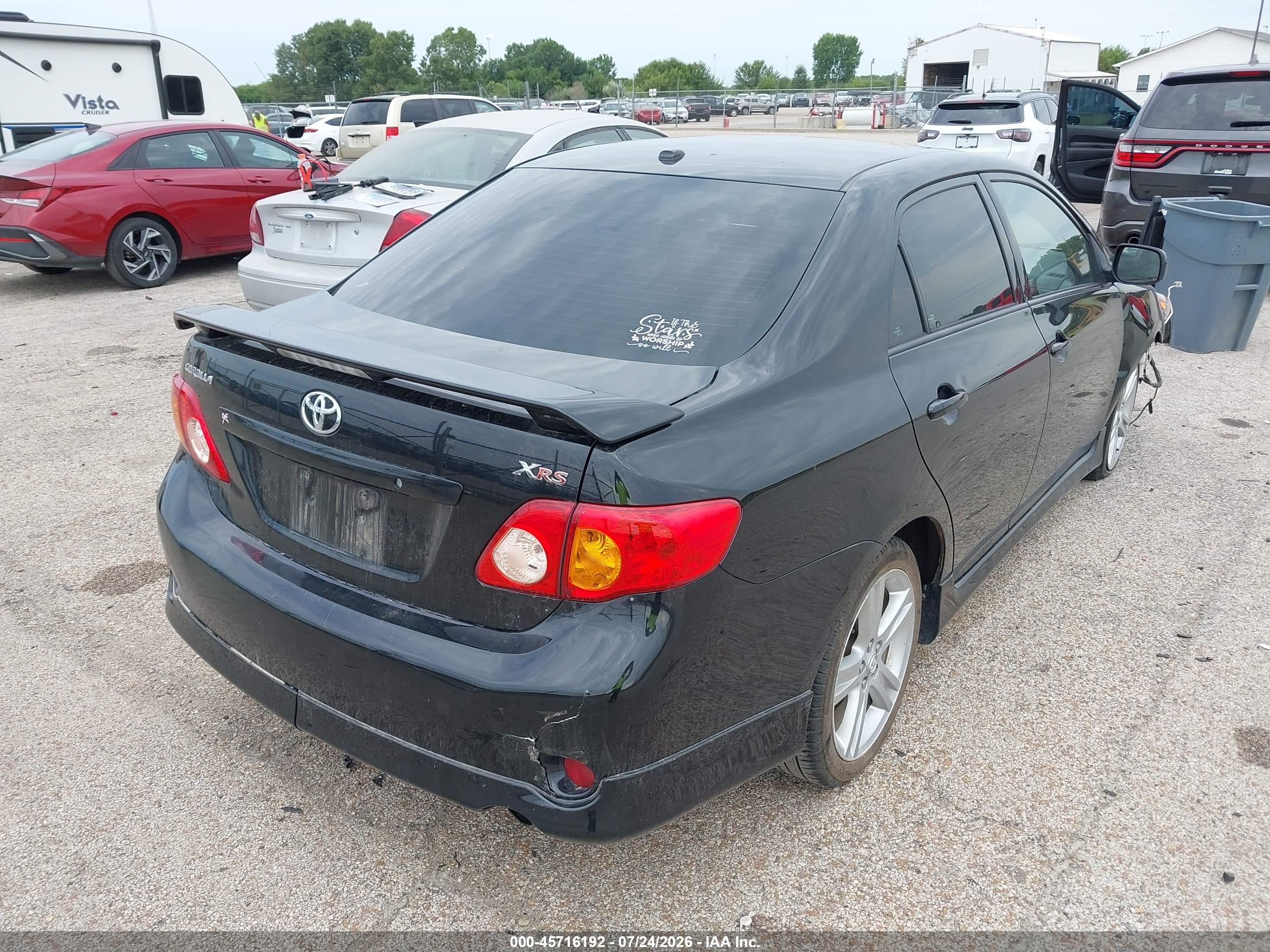 2010 Toyota Corolla Xrs Black vin: 1NXBE4EEXAZ314184