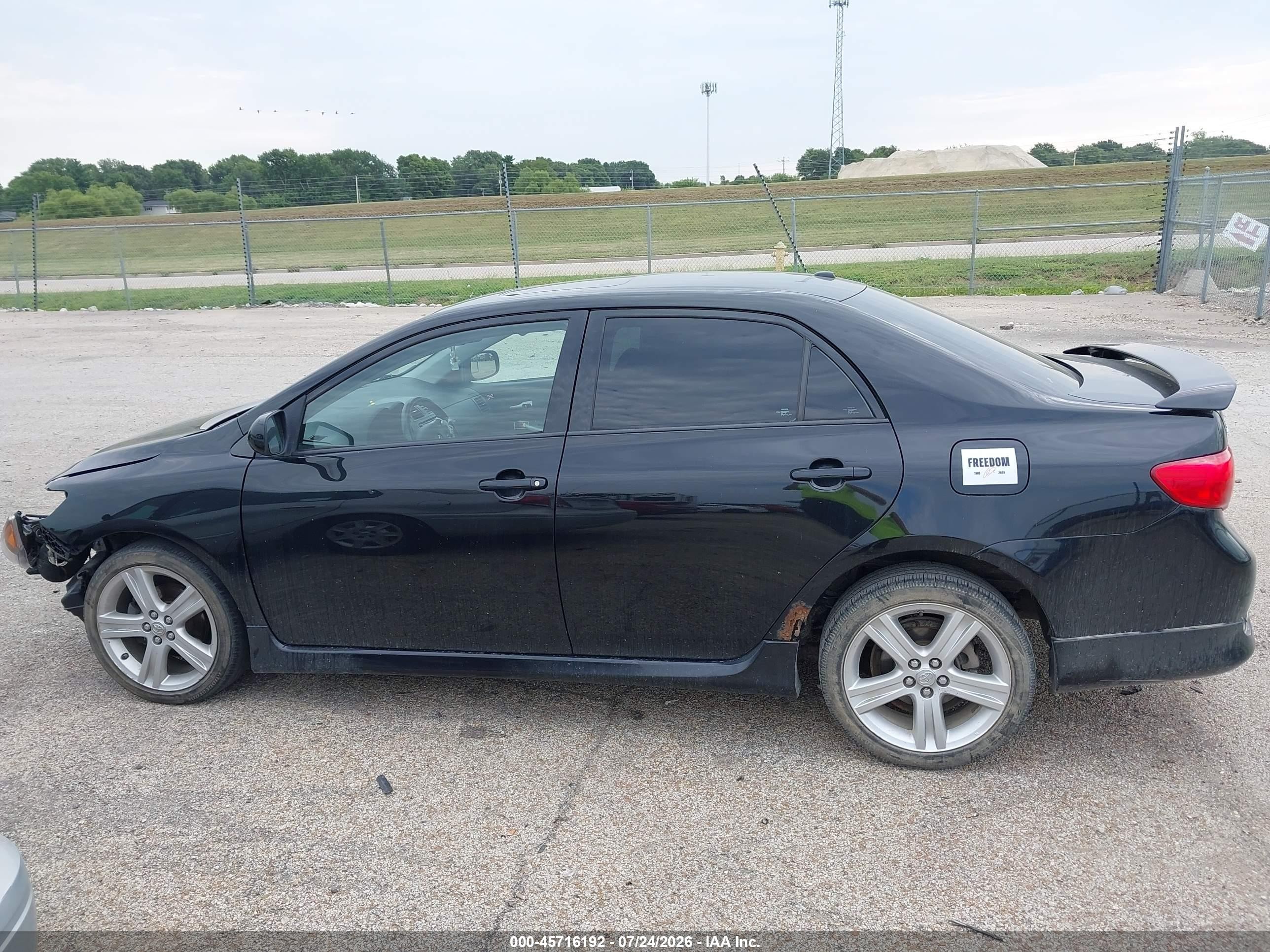 2010 Toyota Corolla Xrs Black vin: 1NXBE4EEXAZ314184