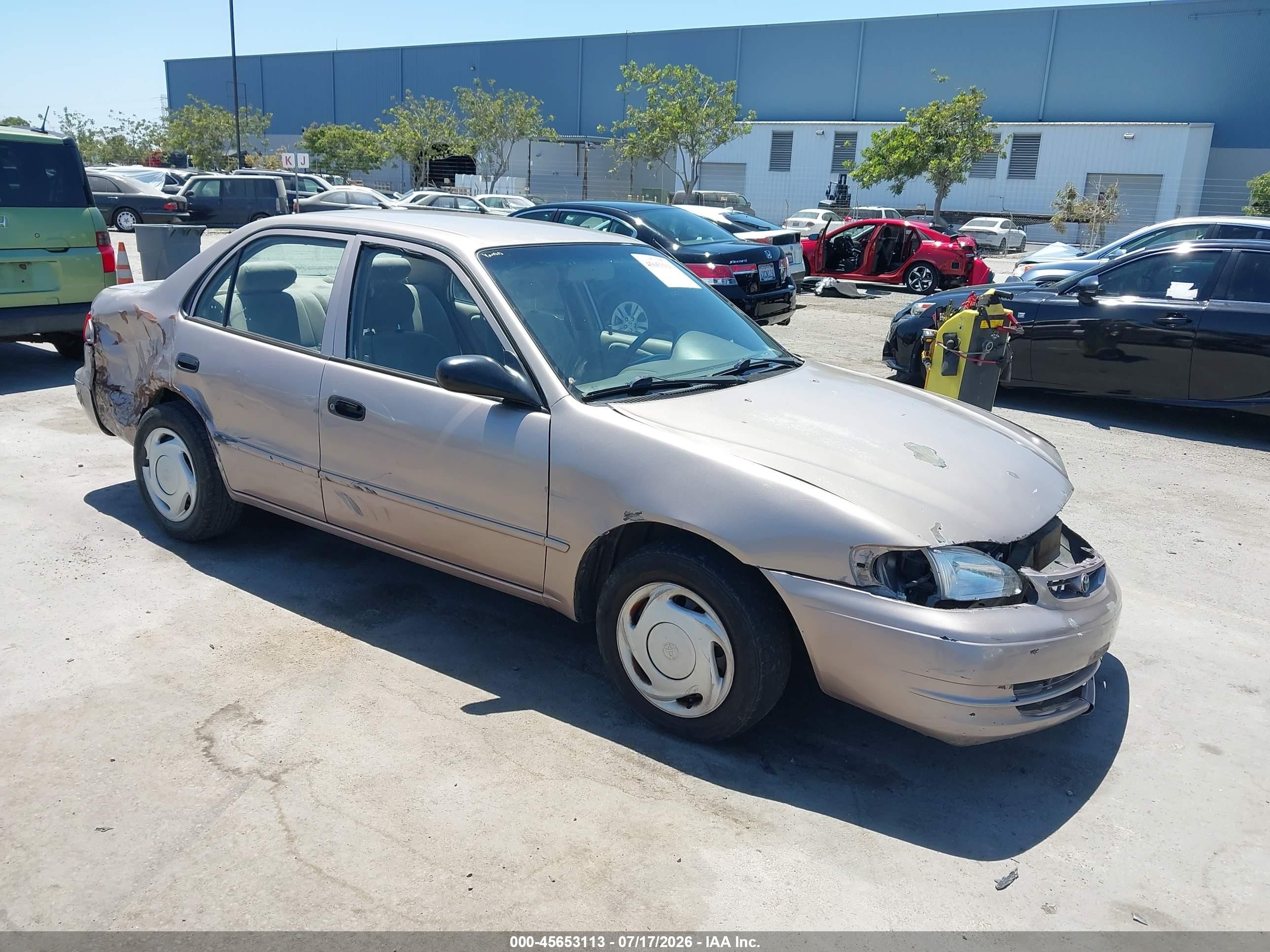 1999 Toyota Corolla Ce Gold vin: 1NXBR12E1XZ159282