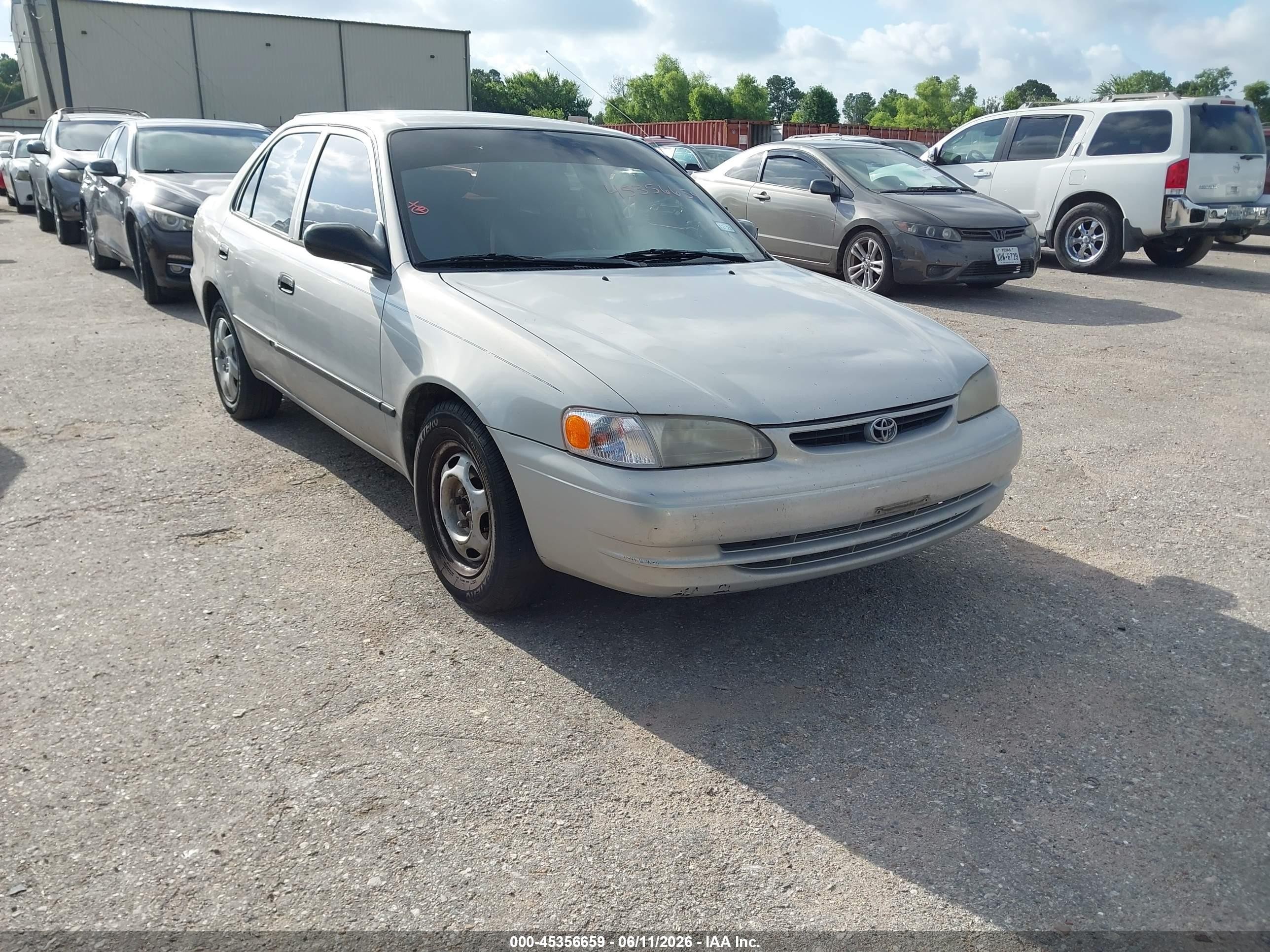 2000 Toyota Corolla Ve Silver vin: 1NXBR12E2YZ396106