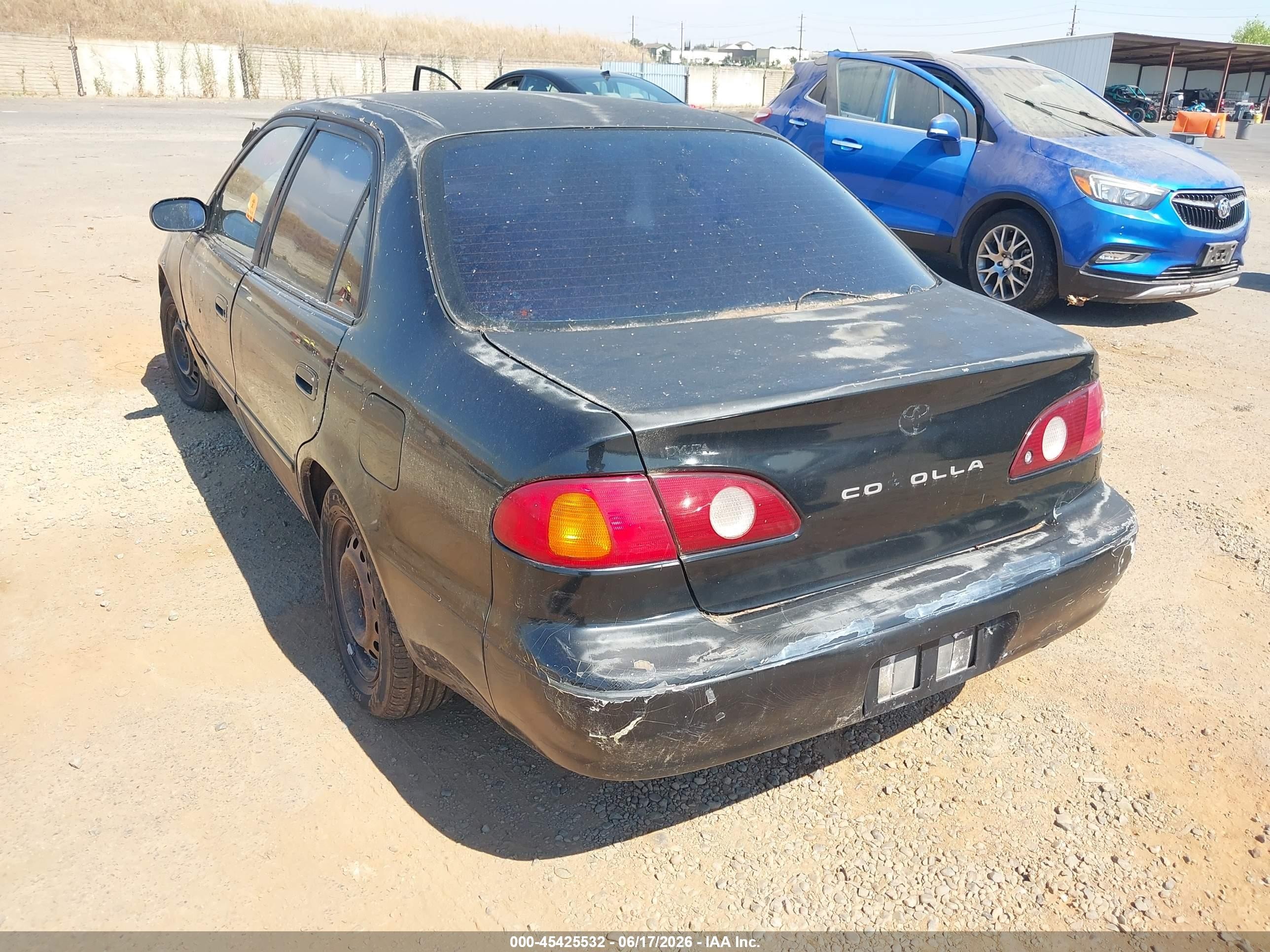 2001 Toyota Corolla S Black vin: 1NXBR12E31Z423366