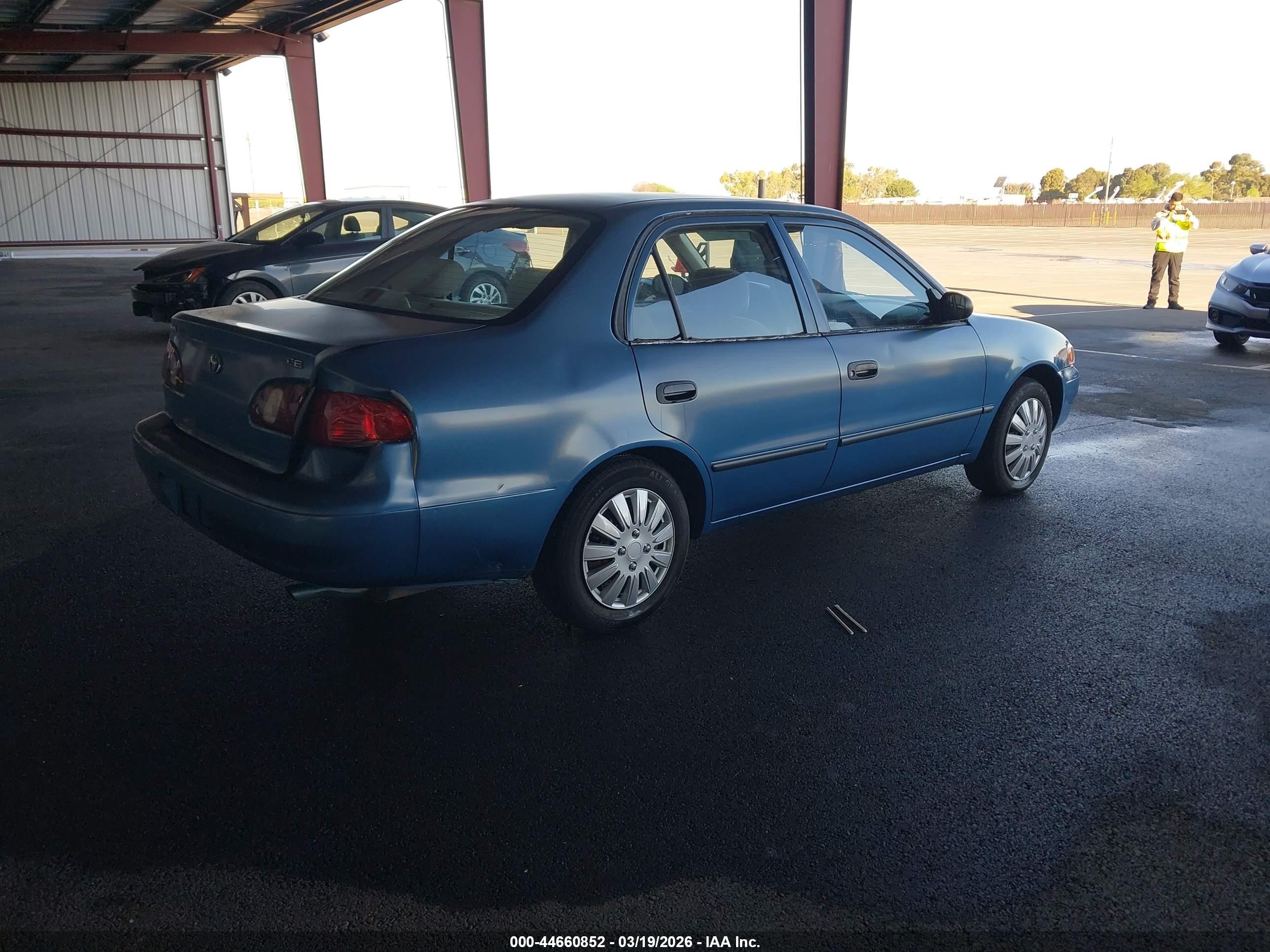 1998 Toyota Corolla Ce Синий vin: 1NXBR12E3WZ006658