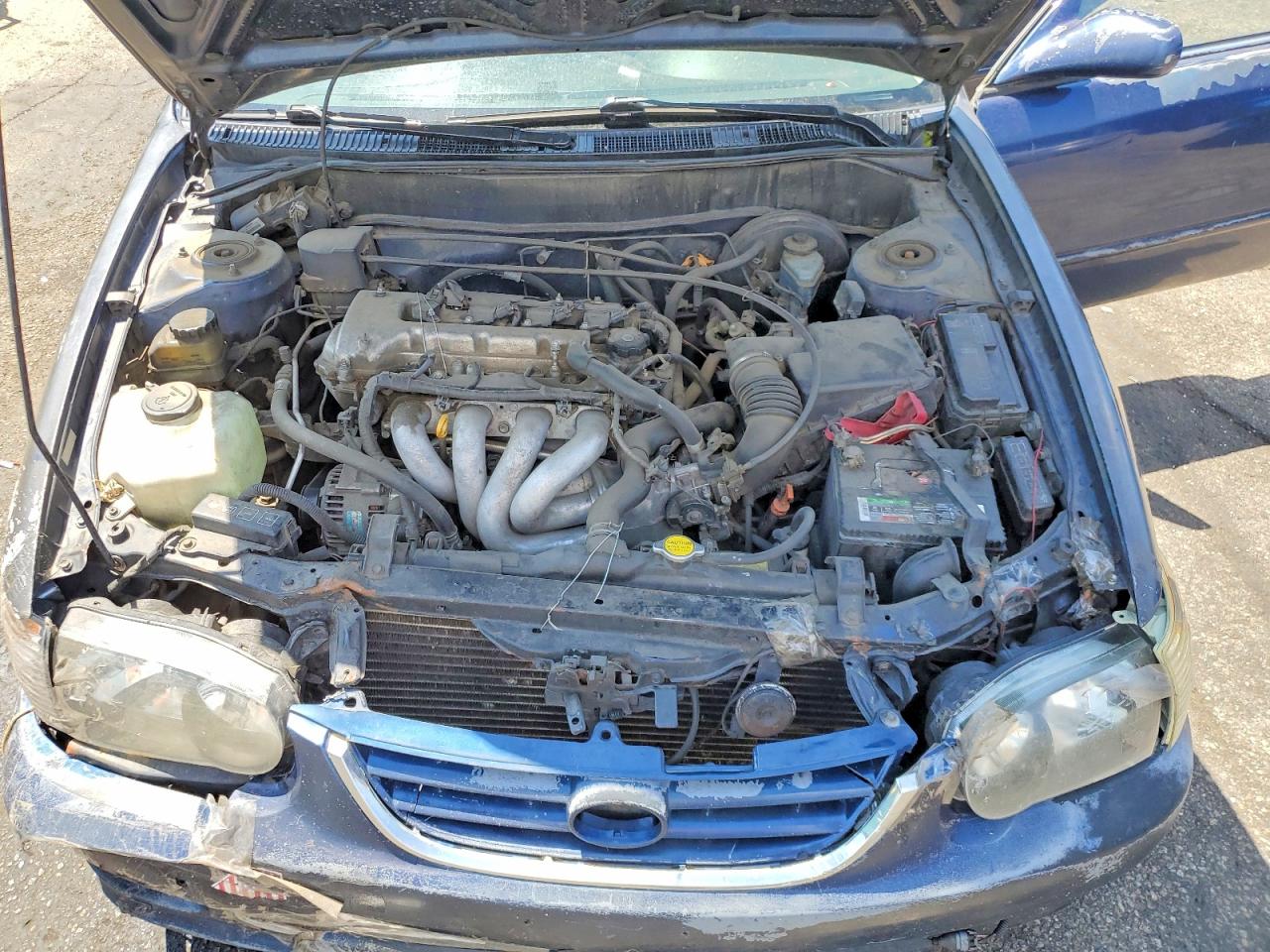 2001 Toyota Corolla S Blue vin: 1NXBR12E41Z490574
