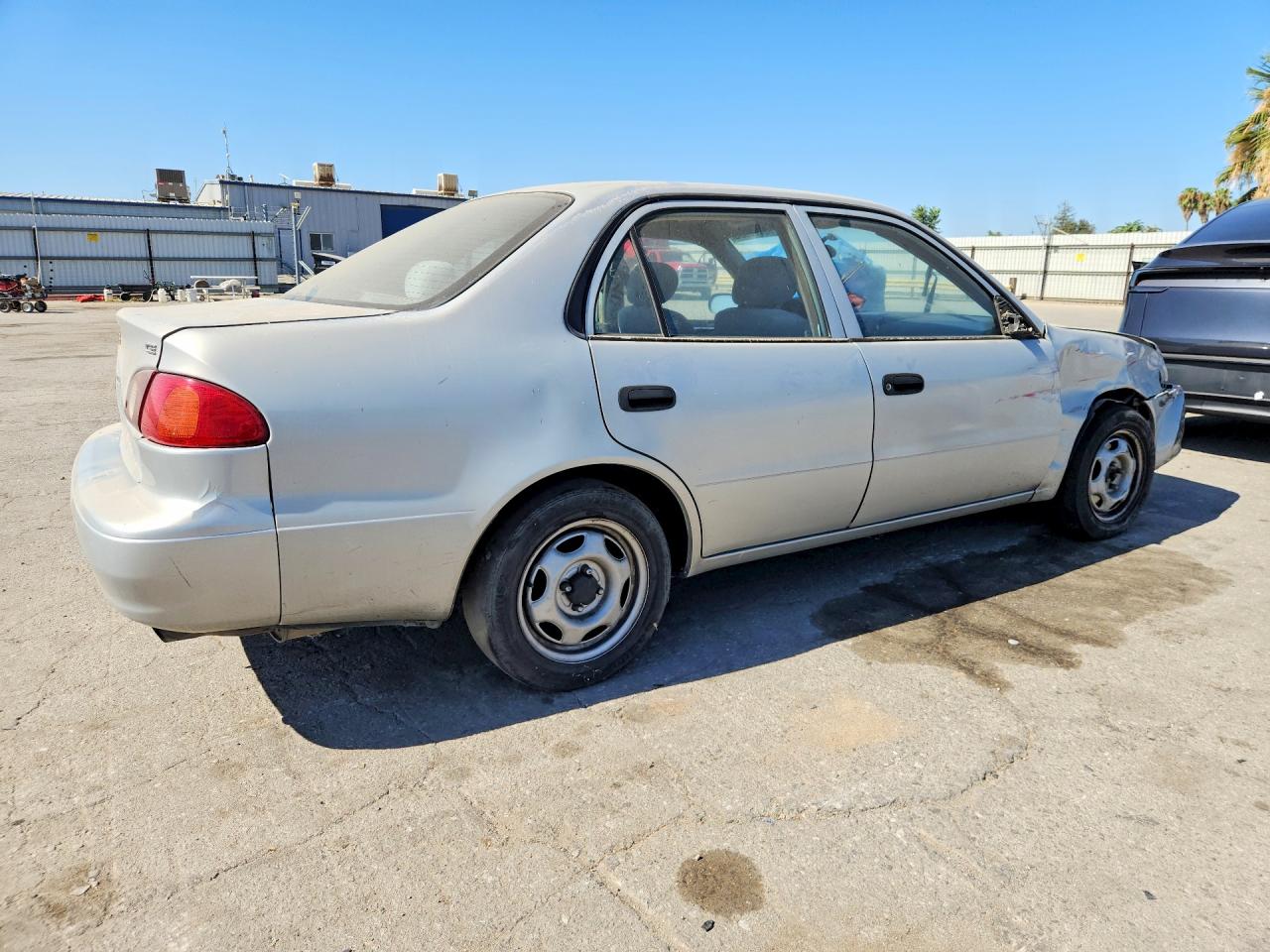 2002 Toyota Corolla Ce Silver vin: 1NXBR12E42Z613016