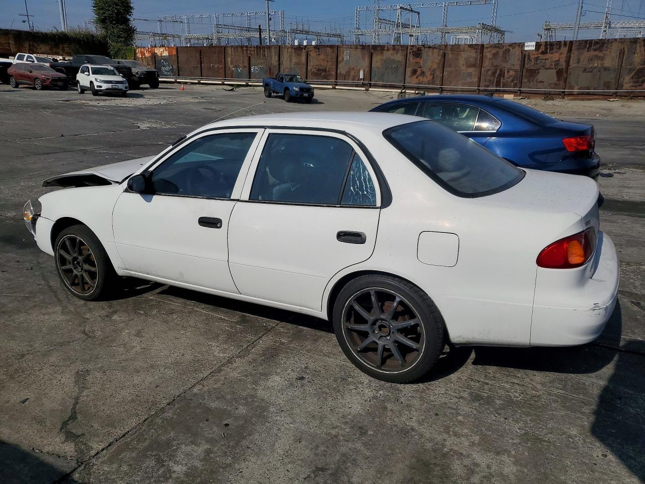 1998 Toyota Corolla Ve White vin: 1NXBR12E4WZ057327