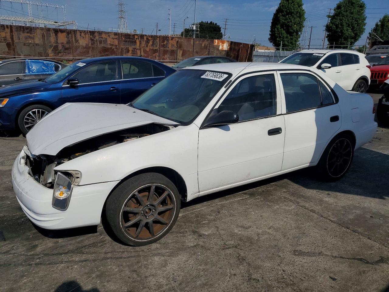 1998 Toyota Corolla Ve White vin: 1NXBR12E4WZ057327