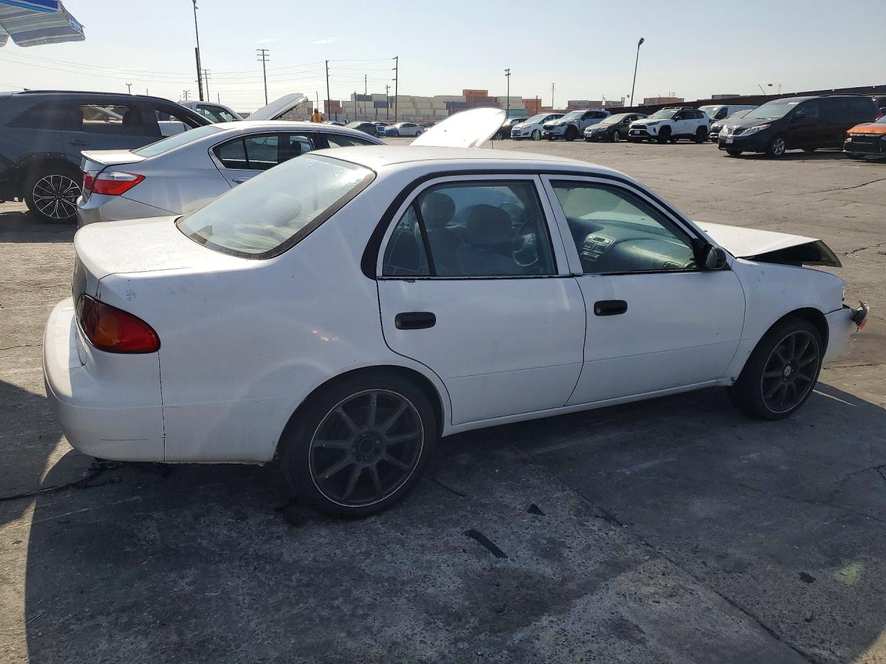 1998 Toyota Corolla Ve White vin: 1NXBR12E4WZ057327