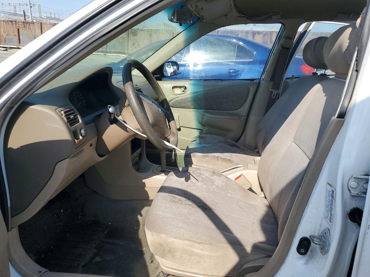 1998 Toyota Corolla Ve White vin: 1NXBR12E4WZ057327