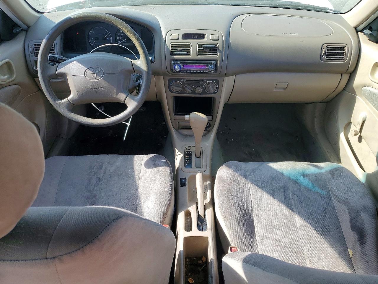 1998 Toyota Corolla Ve White vin: 1NXBR12E4WZ057327