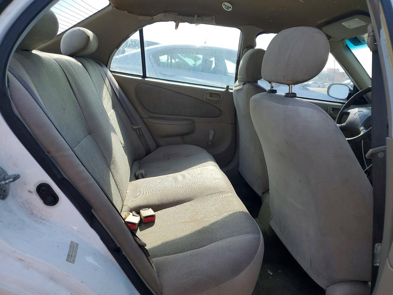 1998 Toyota Corolla Ve White vin: 1NXBR12E4WZ057327