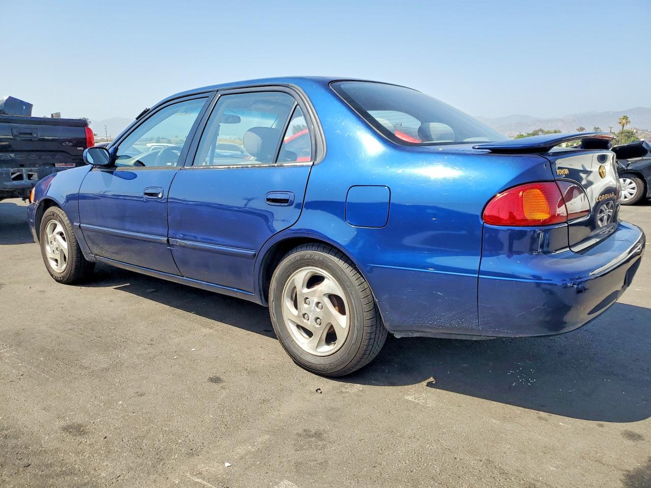 2002 Toyota Corolla Sedan 2wd Blue vin: 1NXBR12E62Z586644