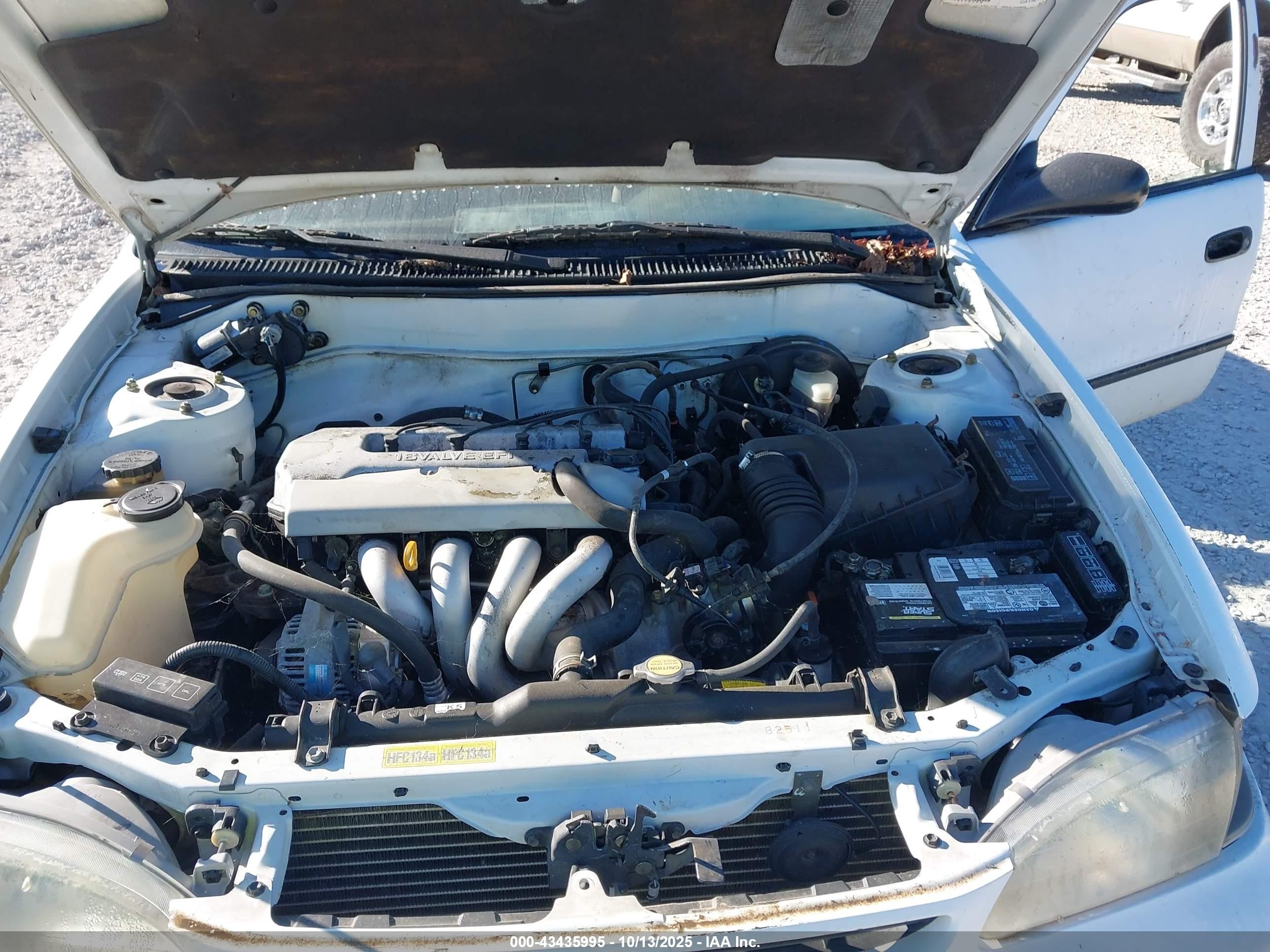 1998 Toyota Corolla Ve Белый vin: 1NXBR12E6WZ136384