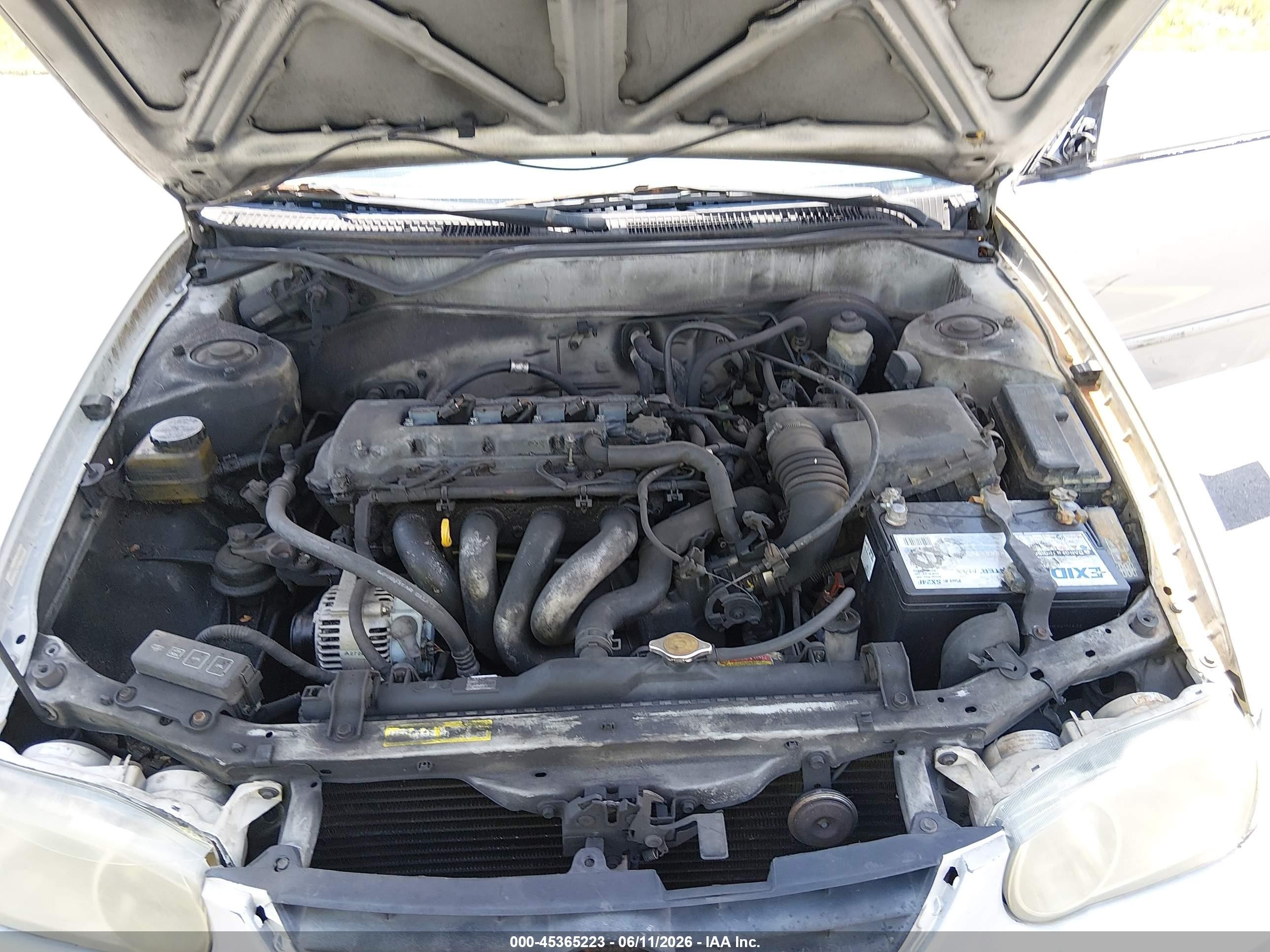 2002 Toyota Corolla Le Gray vin: 1NXBR12E72Z598317