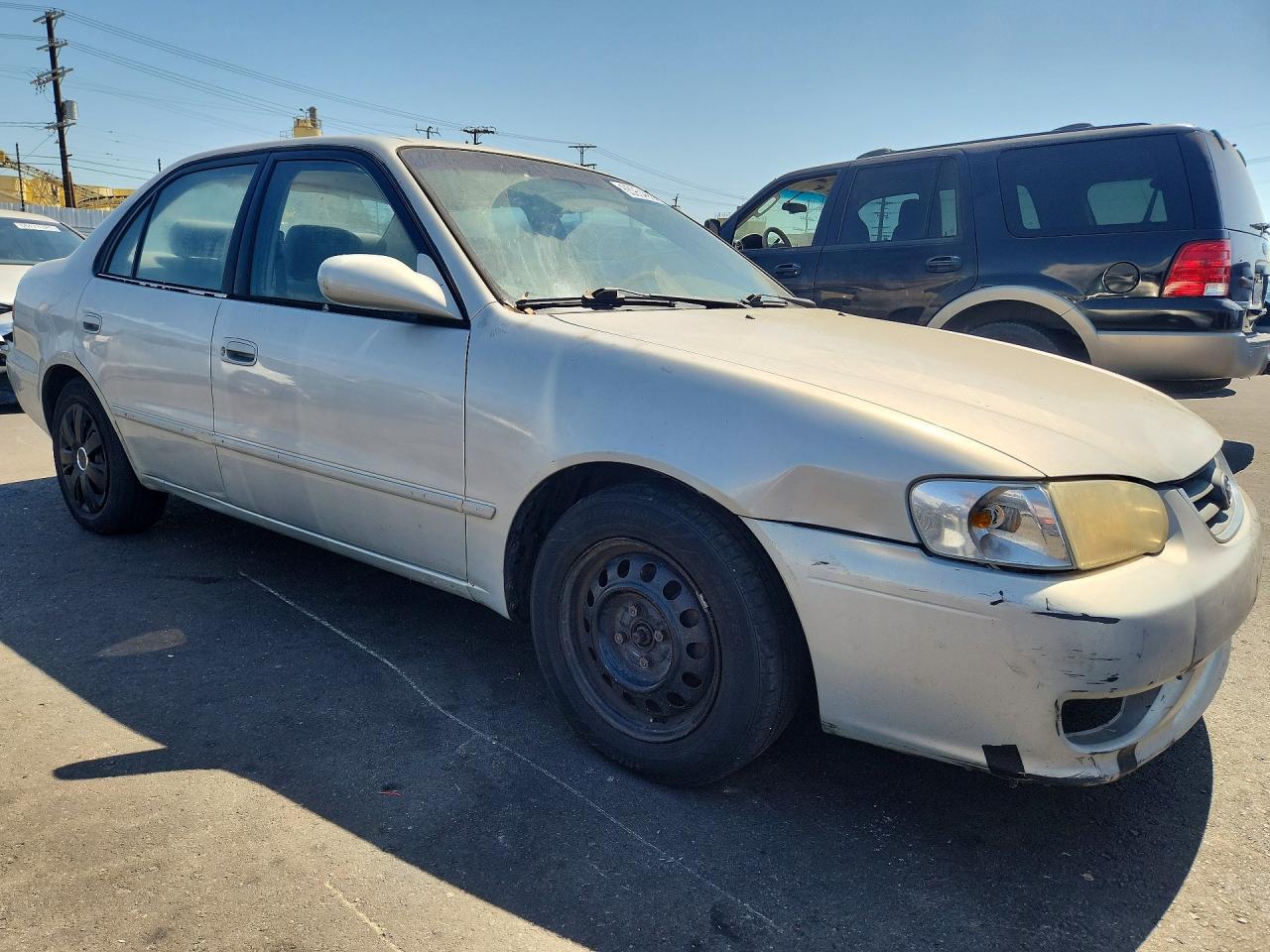 2002 Toyota Corolla Le Silver vin: 1NXBR12E72Z615486