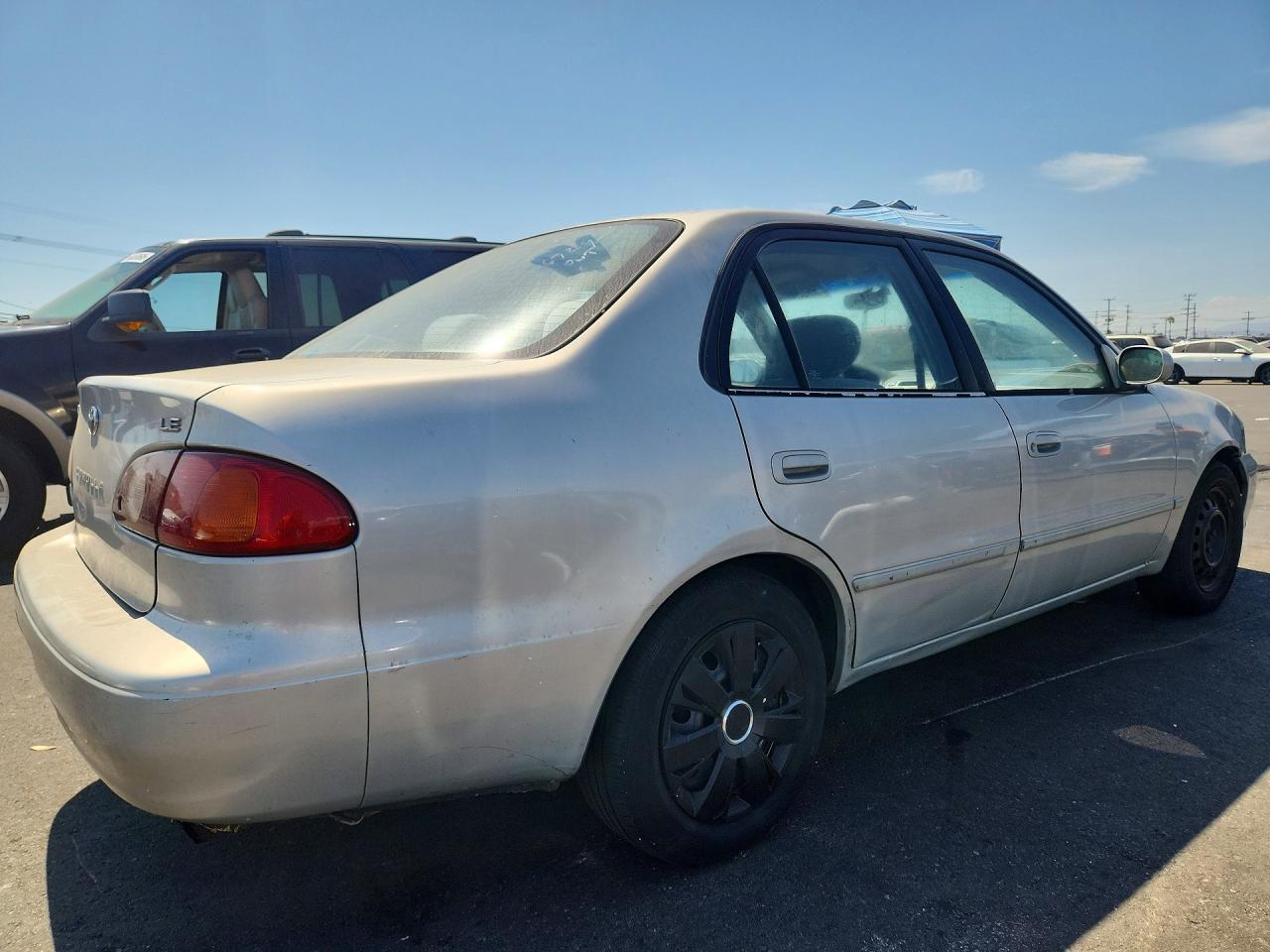 2002 Toyota Corolla Le Silver vin: 1NXBR12E72Z615486