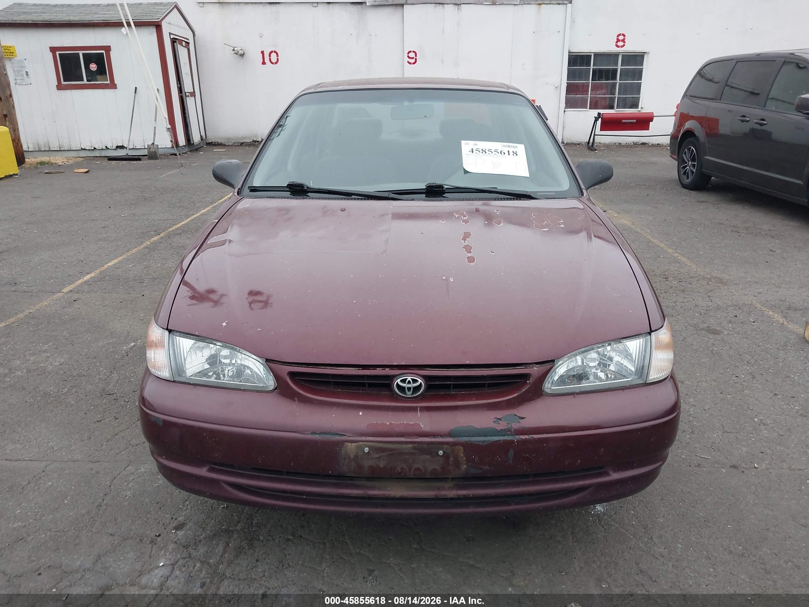 1998 Toyota Corolla Ce Бордовый vin: 1NXBR12E7WZ080990
