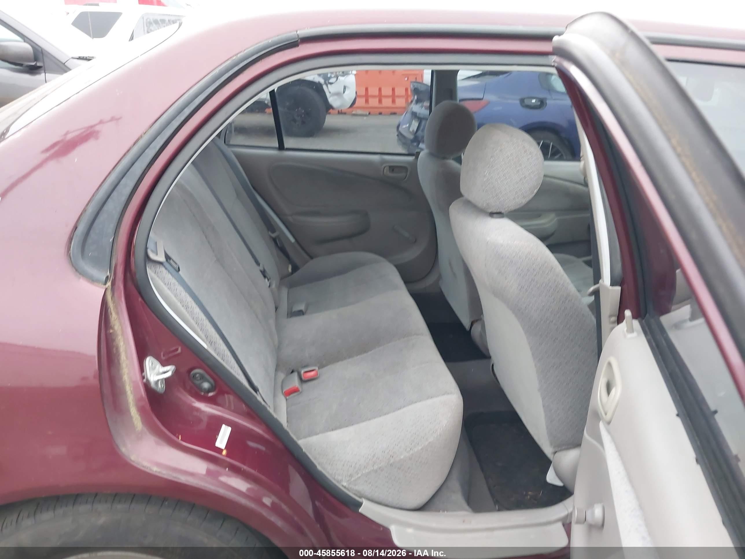 1998 Toyota Corolla Ce Бордовый vin: 1NXBR12E7WZ080990
