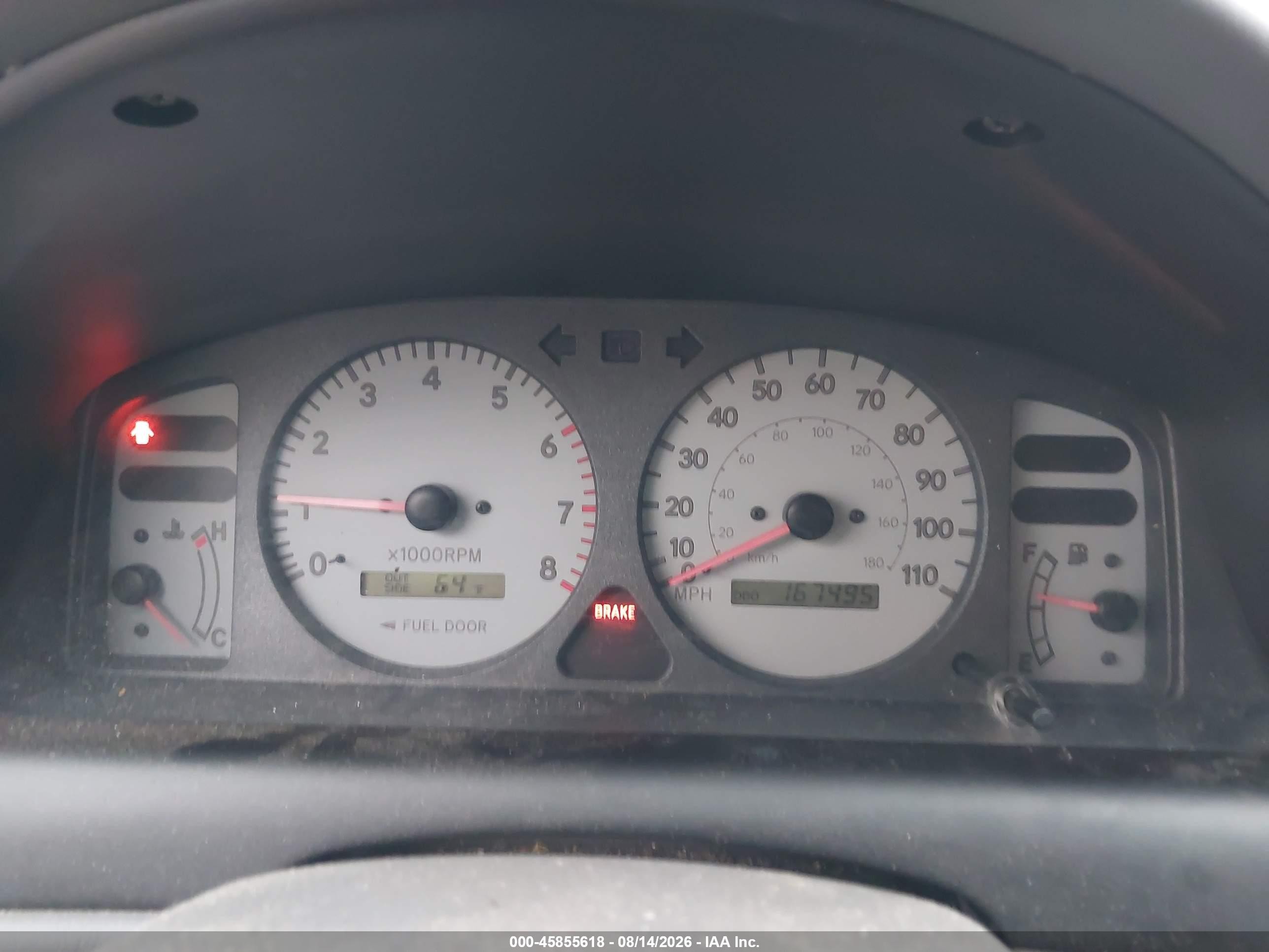1998 Toyota Corolla Ce Бордовый vin: 1NXBR12E7WZ080990