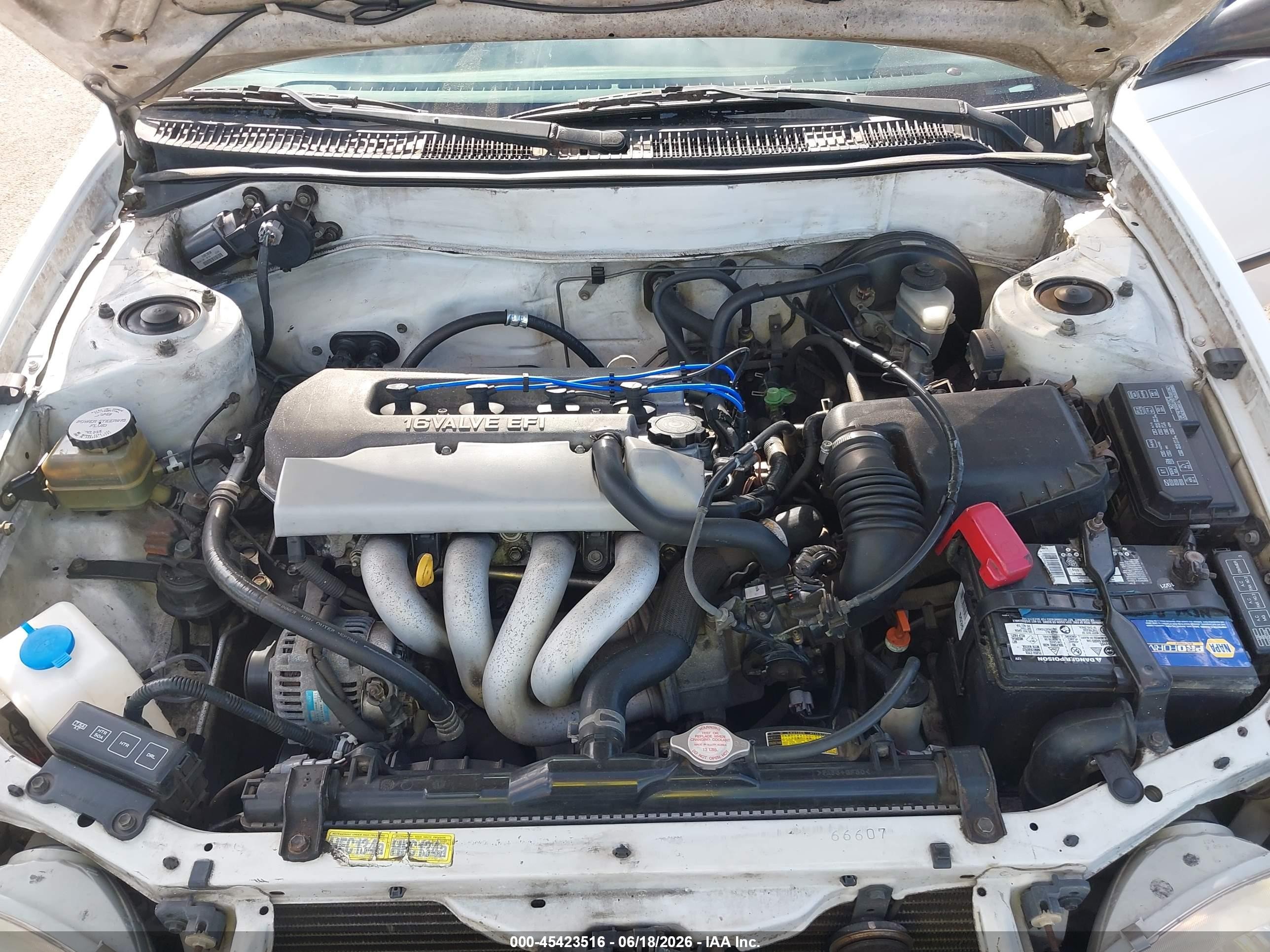 1999 Toyota Corolla Ve Белый vin: 1NXBR12E7XZ263579