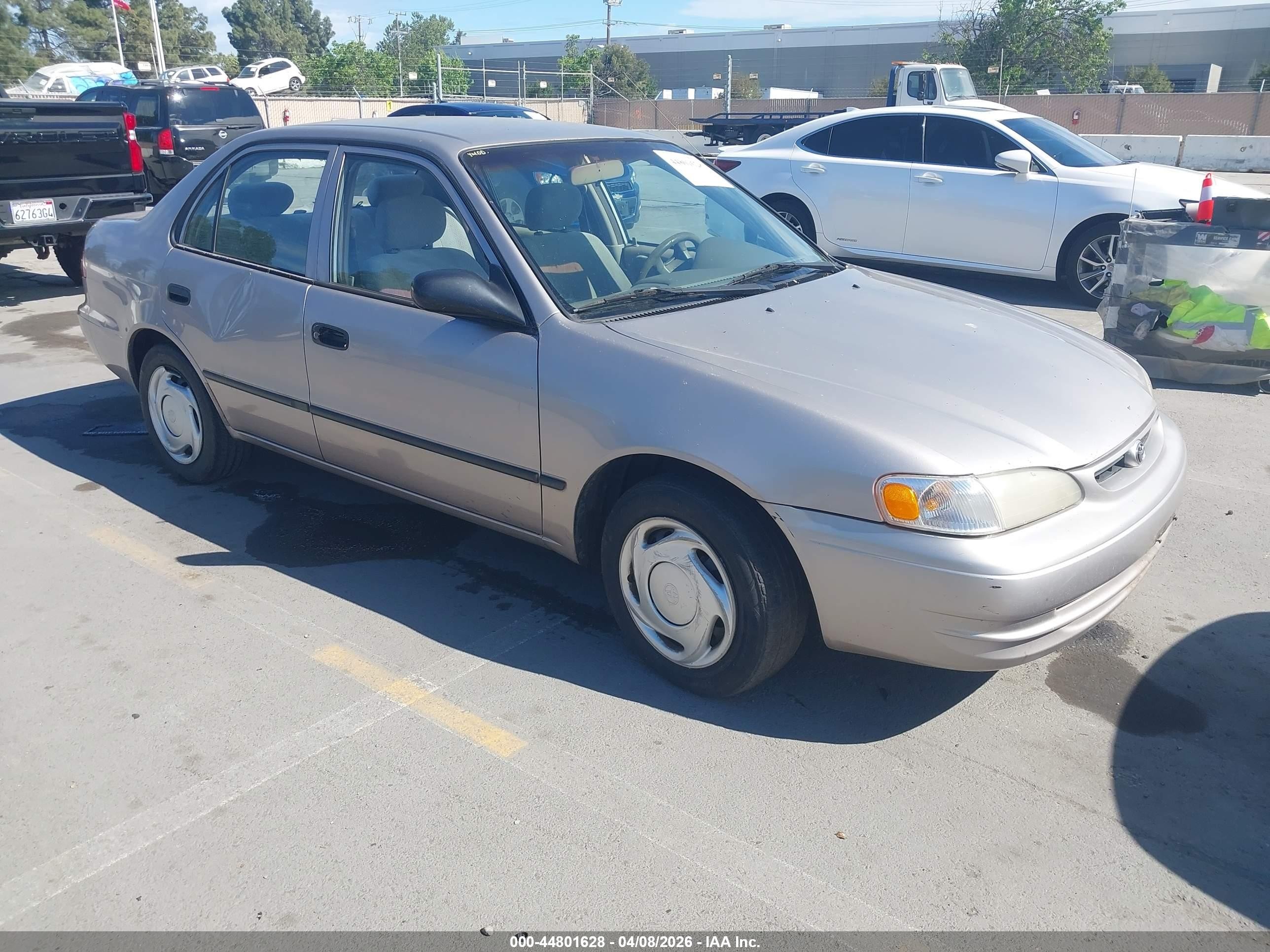 2000 Toyota Corolla Ce Gray vin: 1NXBR12E7YZ310448